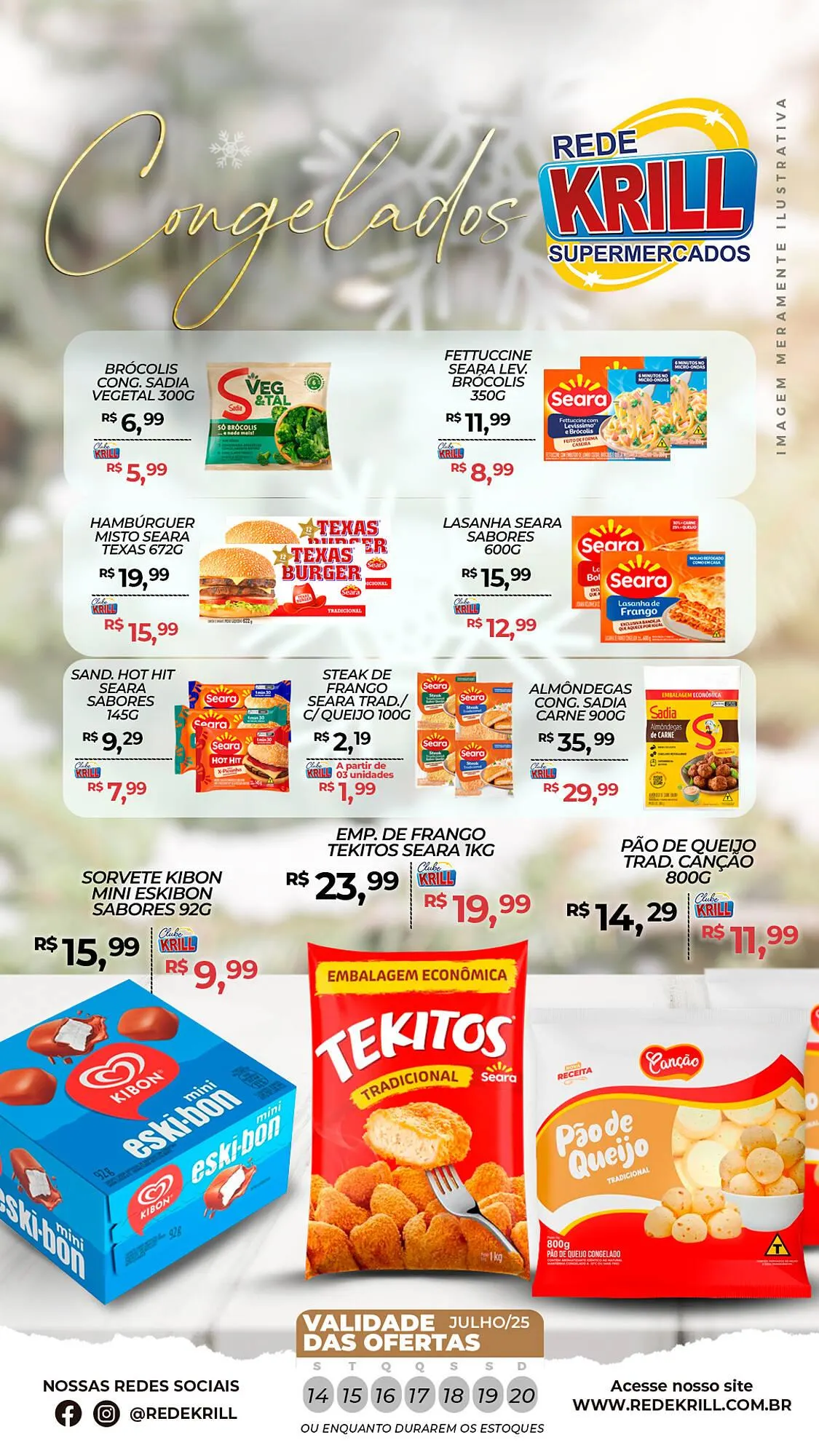 Encarte de Catálogo Rede Krill 14 de julho até 20 de julho 2025 - Pagina 1