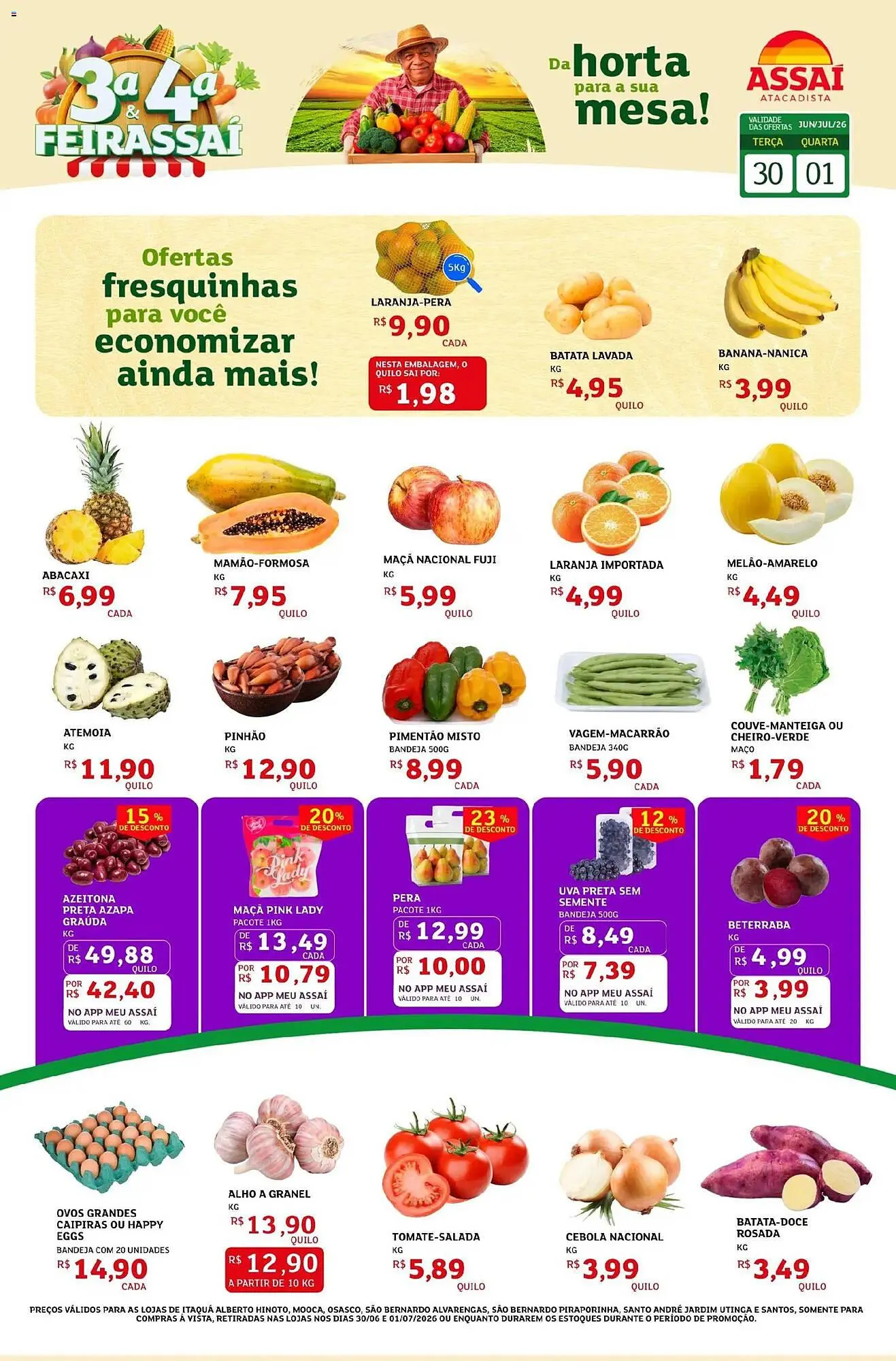 Encarte de Encarte Assaí Atacadista 30 de junho até 2 de julho 2026 - Pagina 1
