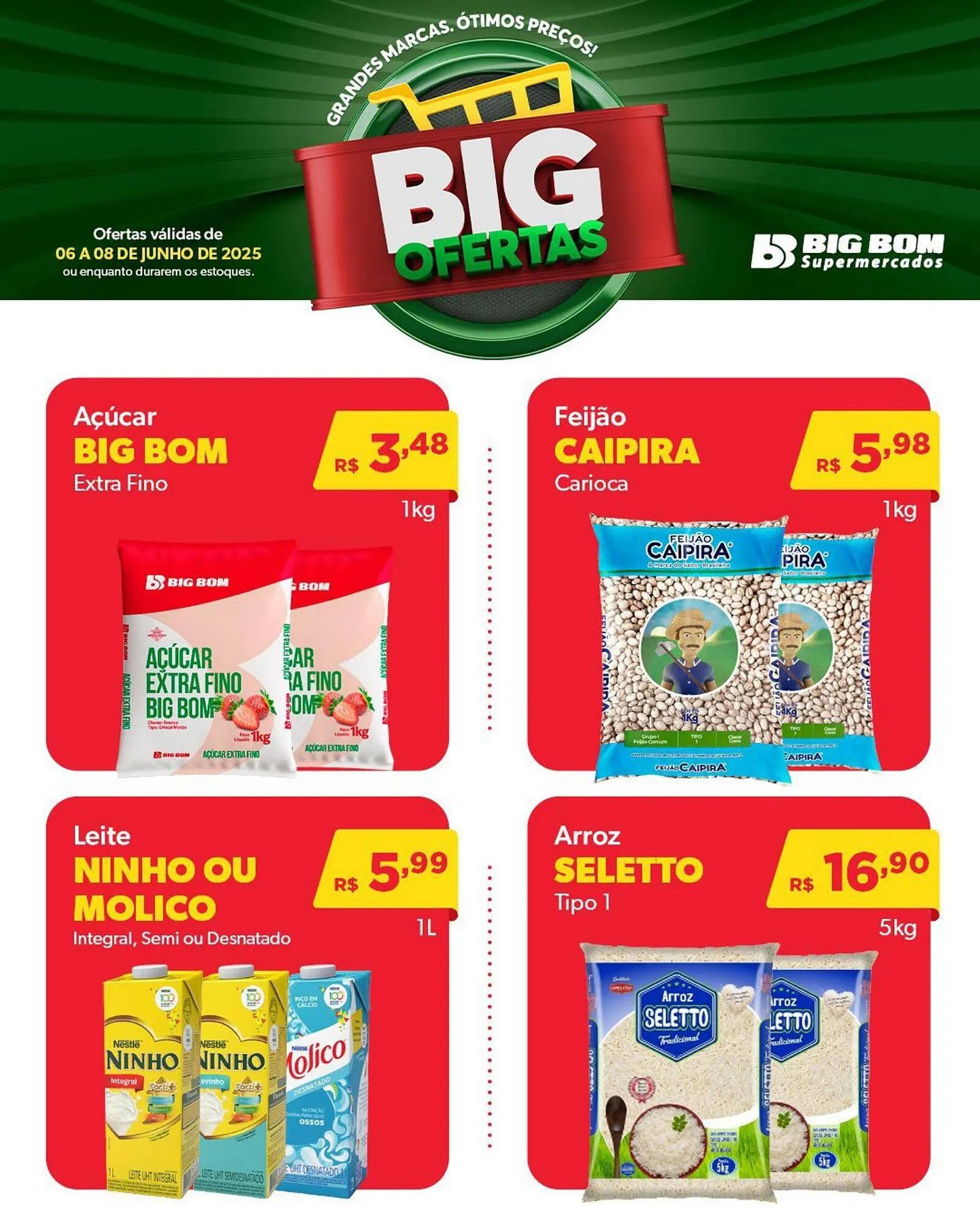 Encarte de Catálogo Big Bom Supermercados 6 de junho até 8 de junho 2025 - Pagina 4