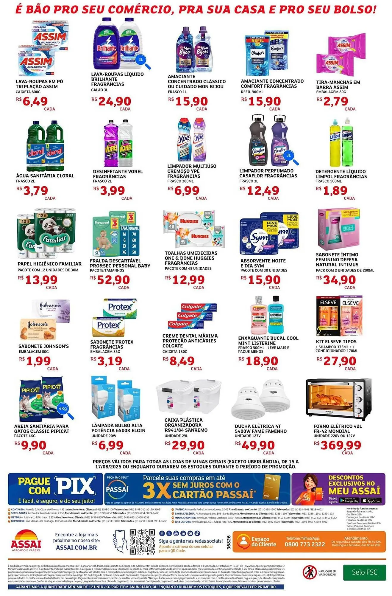 Encarte de Catálogo Assaí Atacadista 16 de agosto até 17 de agosto 2025 - Pagina 4