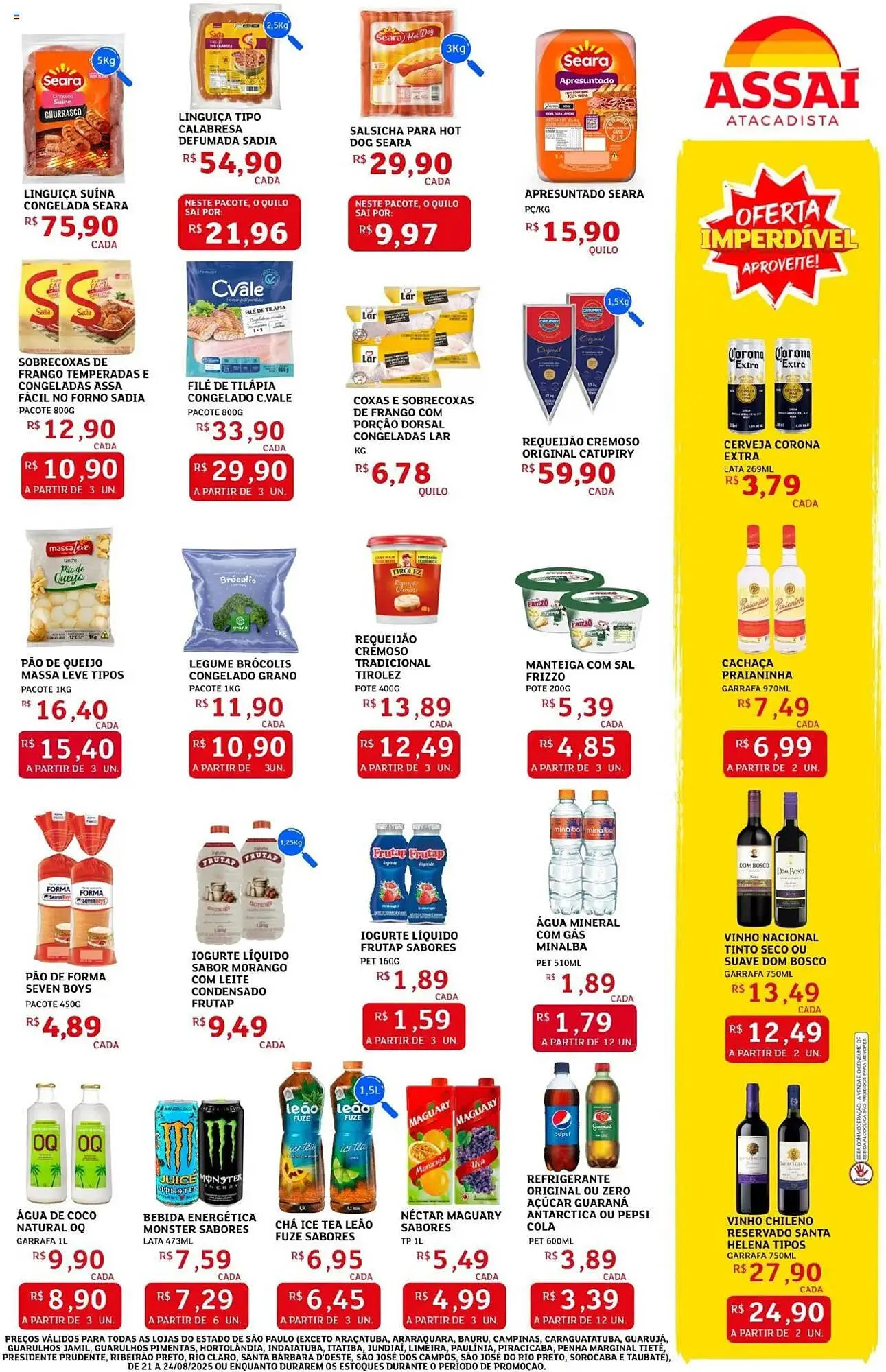 Encarte de Catálogo Assaí Atacadista 21 de agosto até 24 de agosto 2025 - Pagina 3