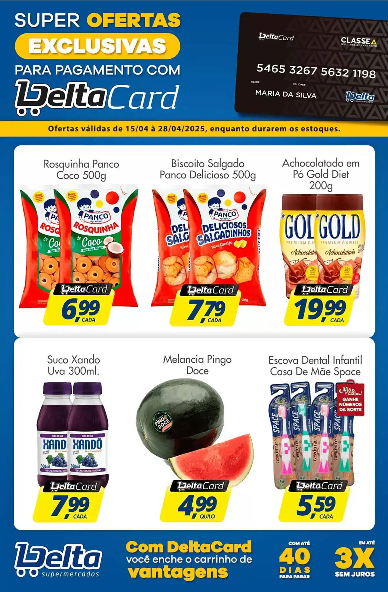 Encarte de Catálogo Delta Supermercados 15 de abril até 28 de abril 2025 - Pagina 2