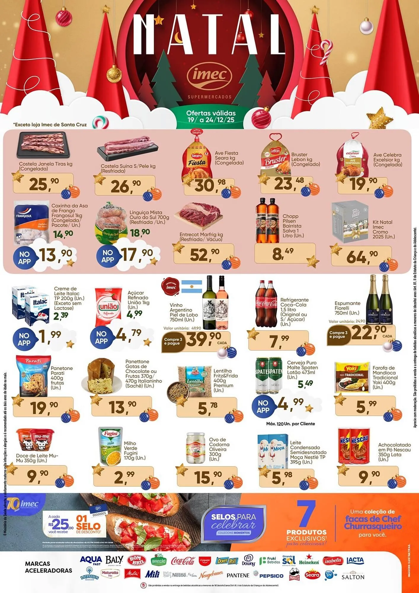 Encarte de Catálogo Imec Supermercados 19 de dezembro até 24 de dezembro 2025 - Pagina 1