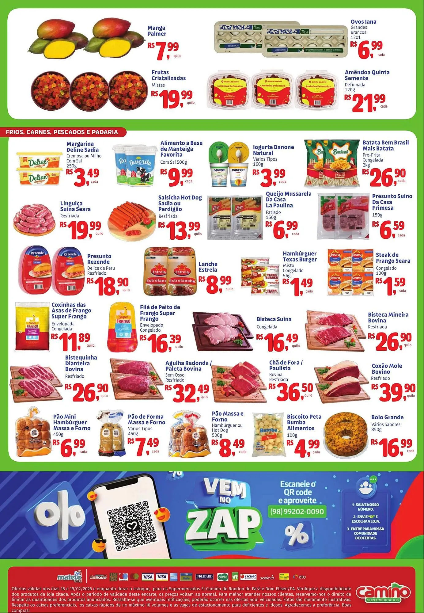 Encarte de Catálogo Camiño supermercados 18 de fevereiro até 19 de fevereiro 2026 - Pagina 2