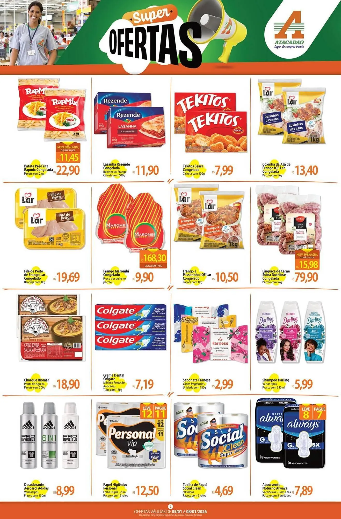 Encarte de Folheto Atacadão 8 de janeiro até 8 de janeiro 2026 - Pagina 2