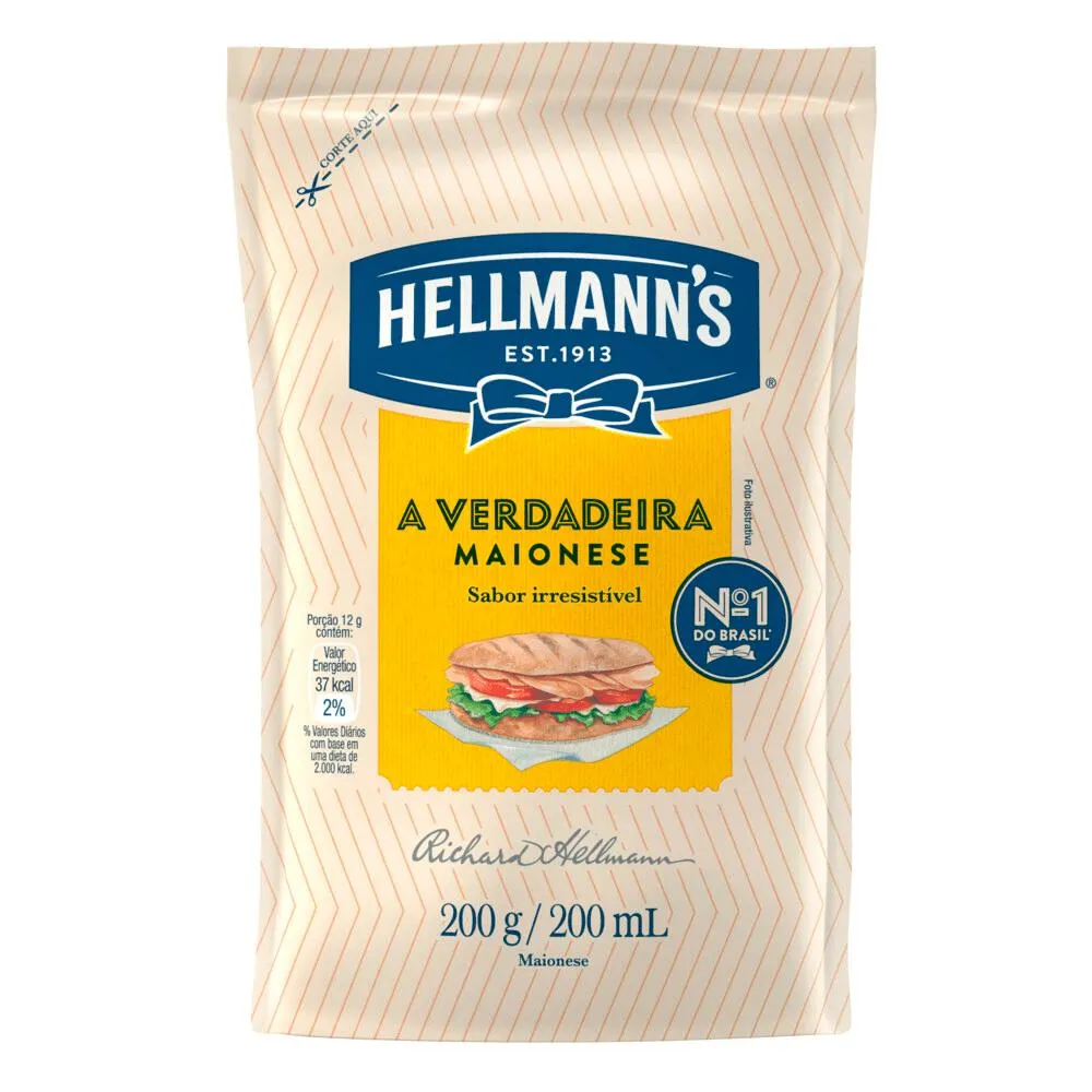 Maionese Hellmanns Sachê 200g