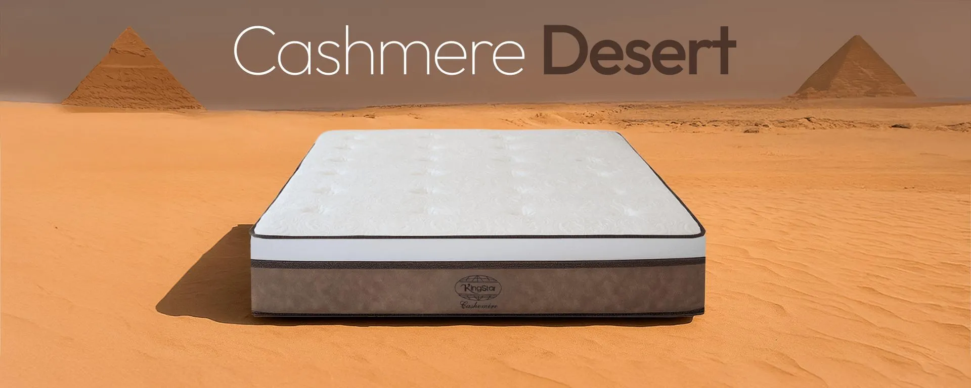 Colchão King Star Firme Molas Ensacadas Cashemire Desert