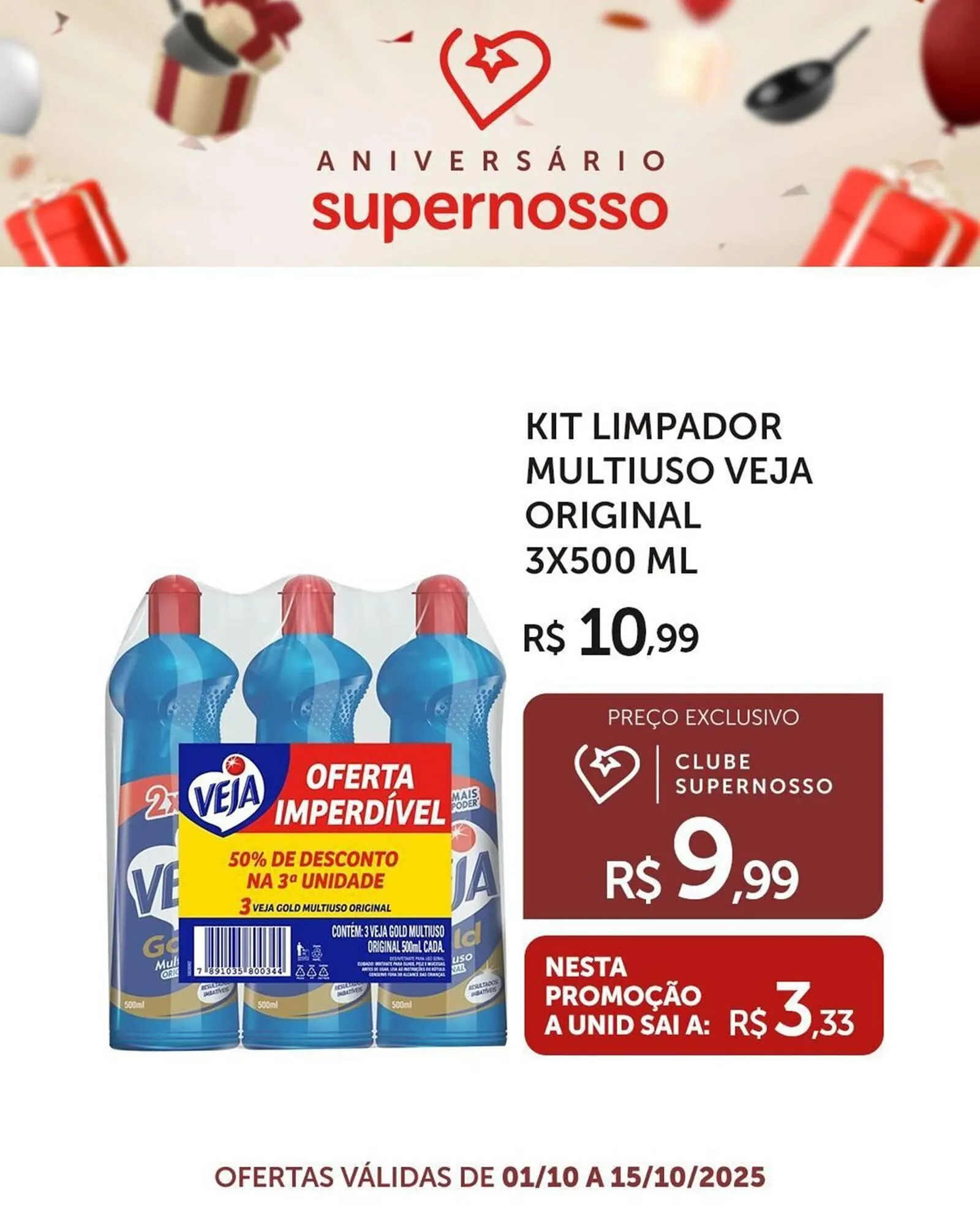 Encarte de Folheto Super Nosso 3 de outubro até 15 de outubro 2025 - Pagina 2