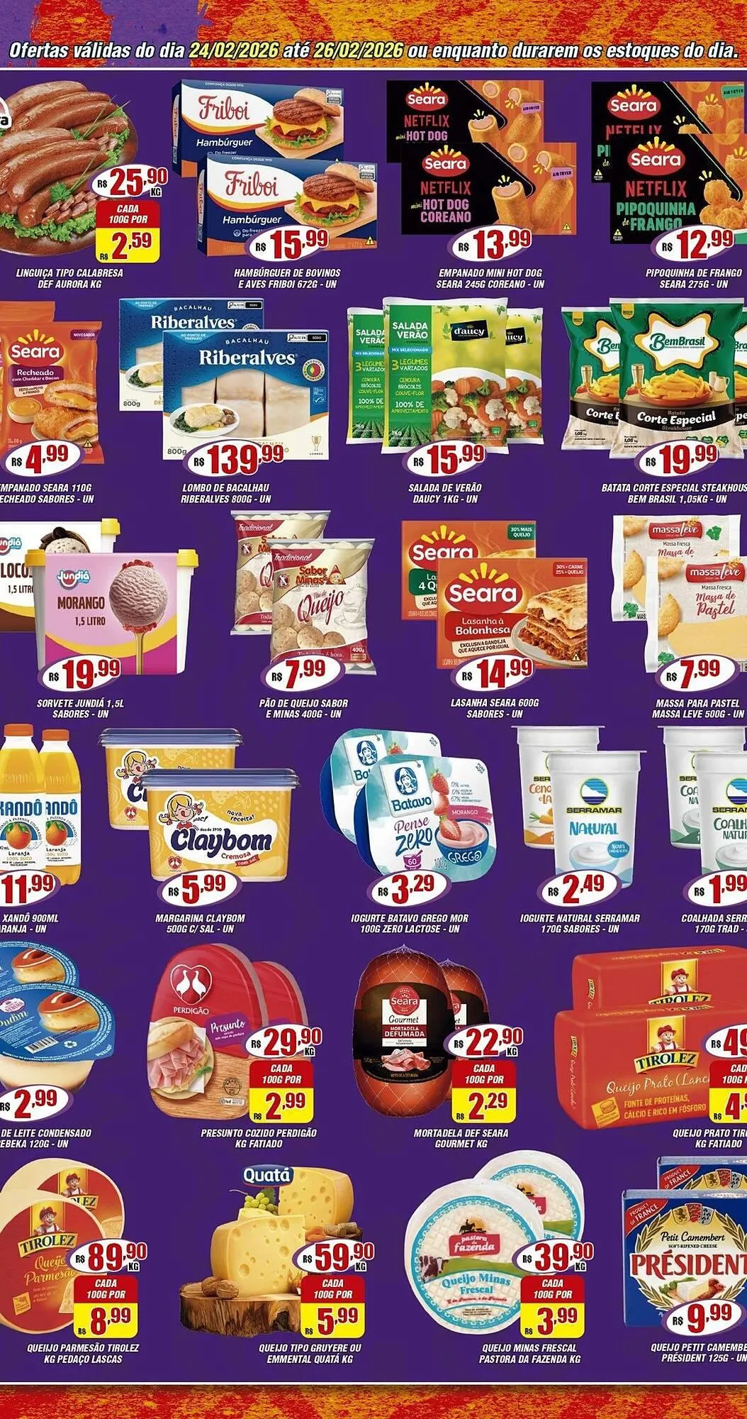 Encarte de Catálogo Violeta Supermercados 23 de fevereiro até 26 de fevereiro 2026 - Pagina 2