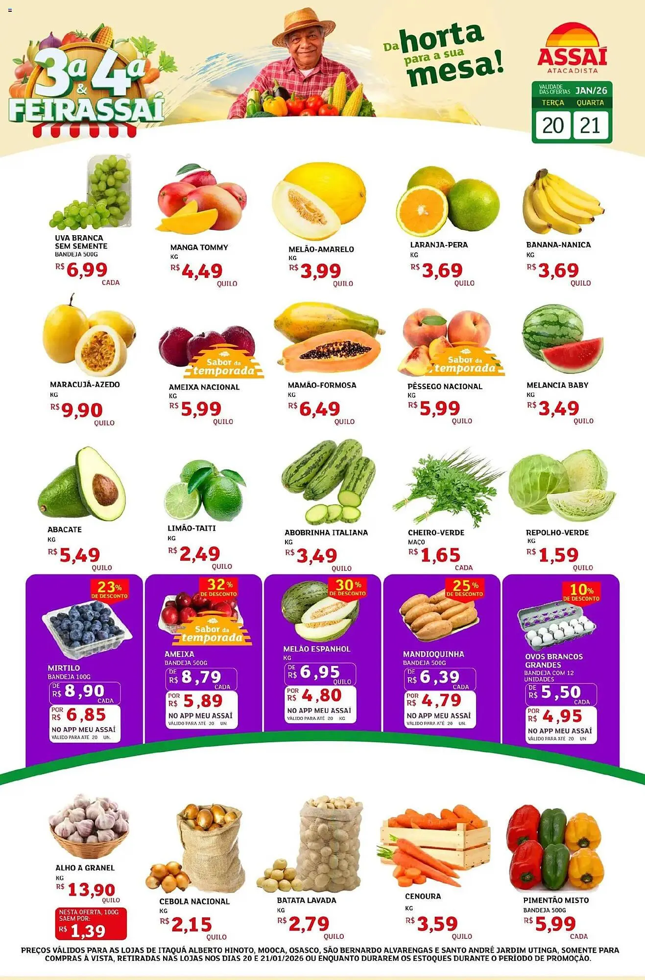 Encarte de Encarte Assaí Atacadista 20 de janeiro até 21 de janeiro 2026 - Pagina 1