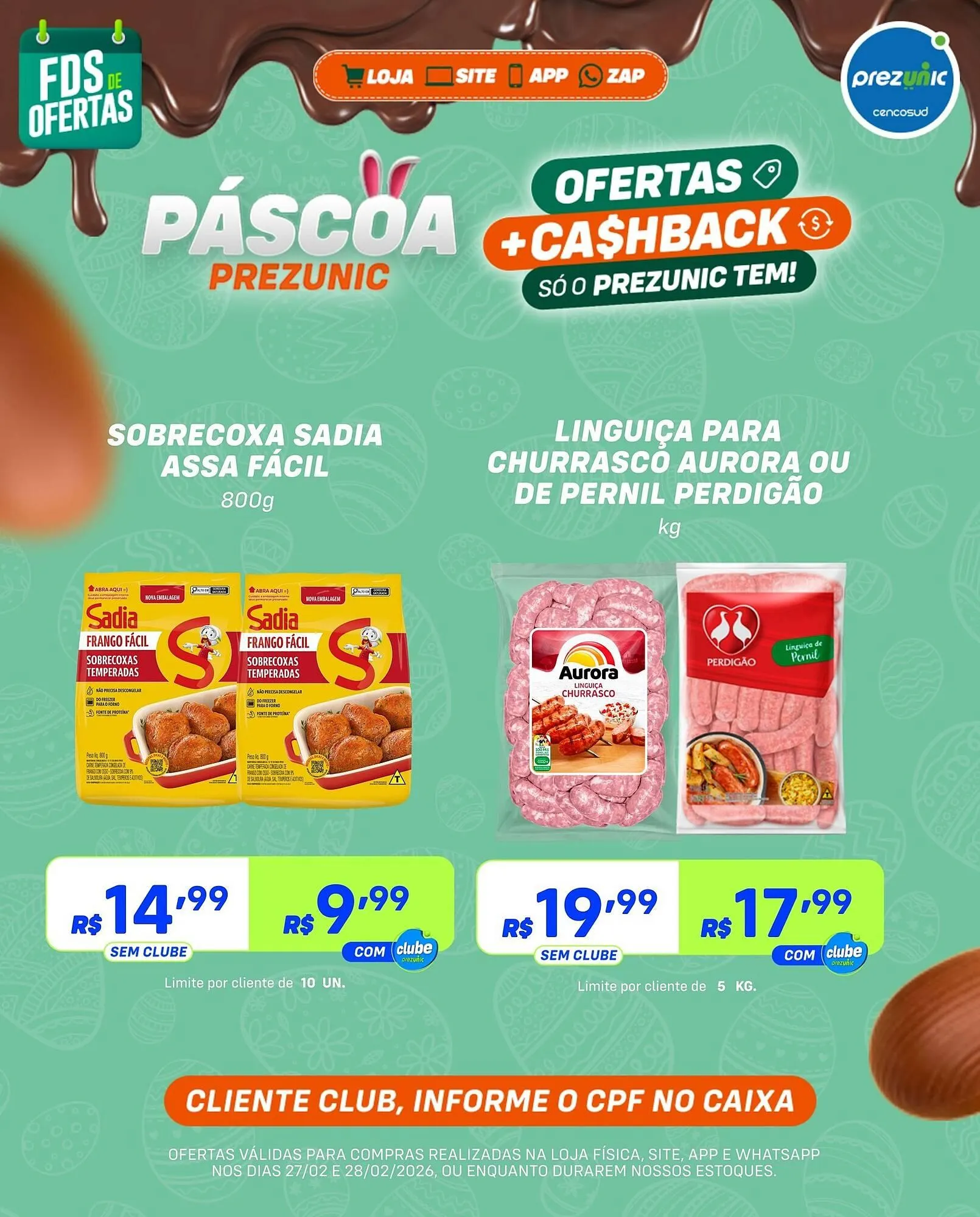 Encarte de Encarte Prezunic 27 de fevereiro até 28 de fevereiro 2026 - Pagina 5