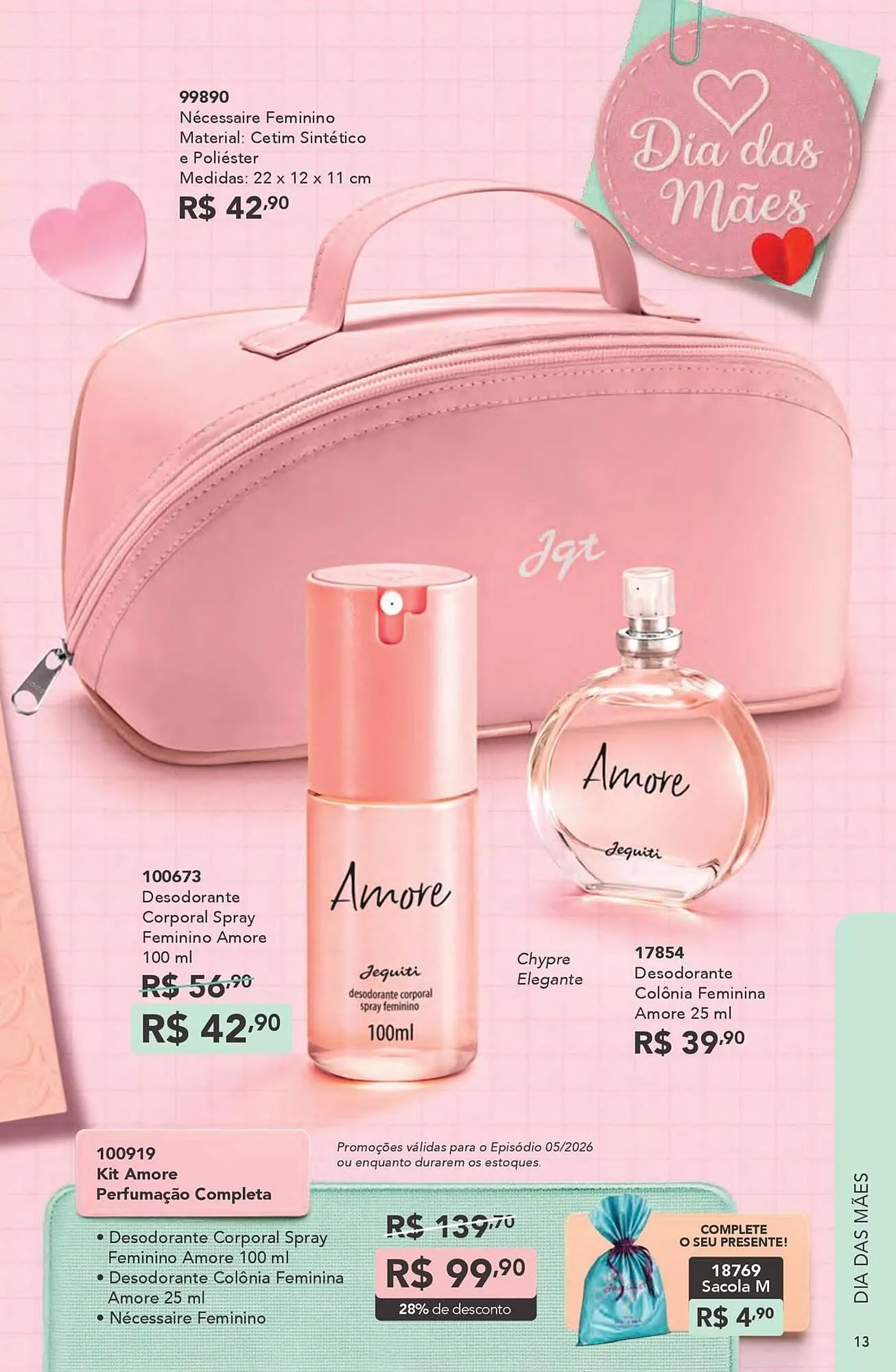 Encarte de Catálogo Jequiti 1 de maio até 31 de maio 2026 - Pagina 13