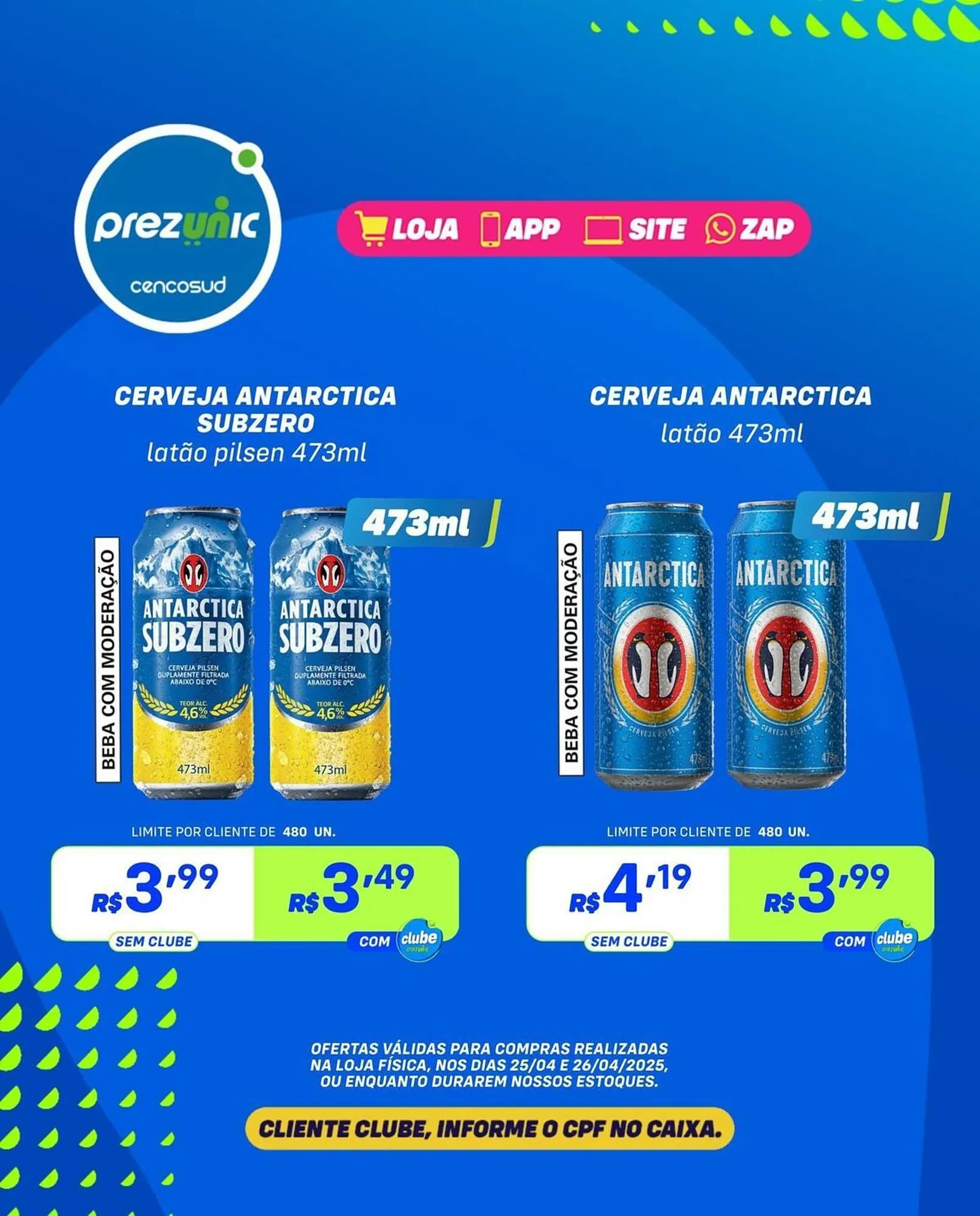 Encarte de Catálogo Prezunic 25 de abril até 26 de abril 2025 - Pagina 5