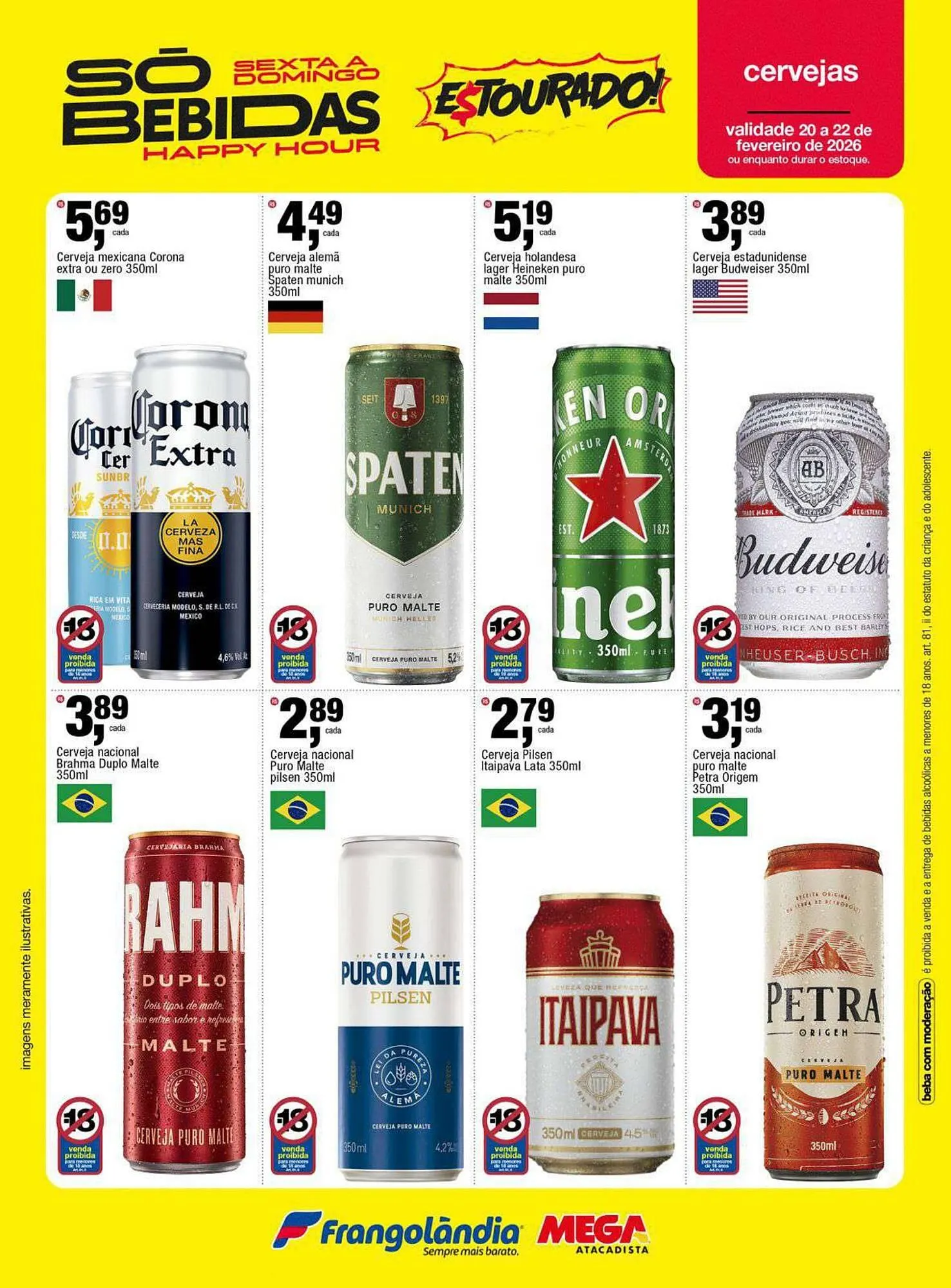 Encarte de Encarte Frangolândia 19 de fevereiro até 22 de fevereiro 2026 - Pagina 9