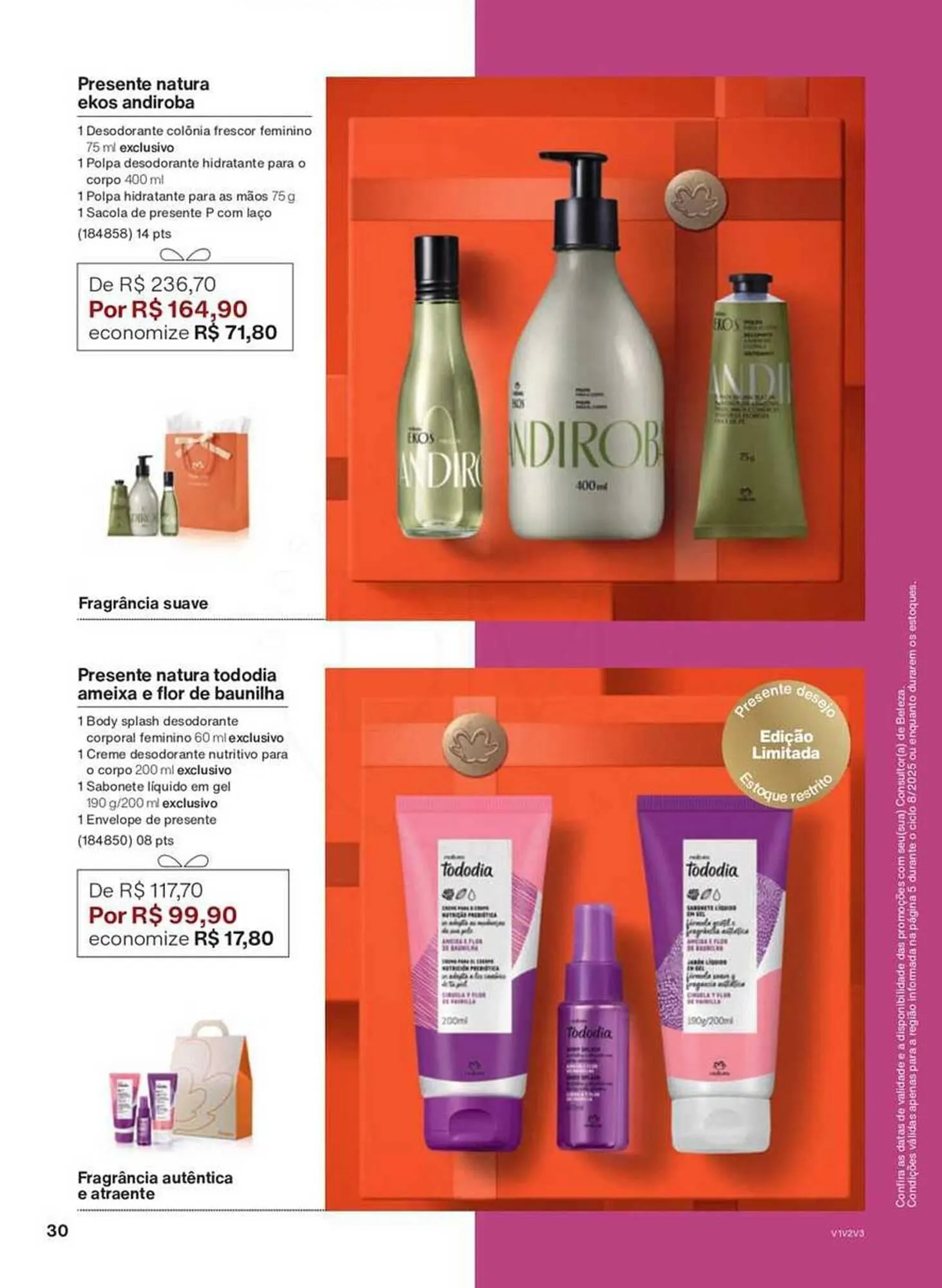 Encarte de Catálogo Natura 24 de abril até 30 de maio 2025 - Pagina 30