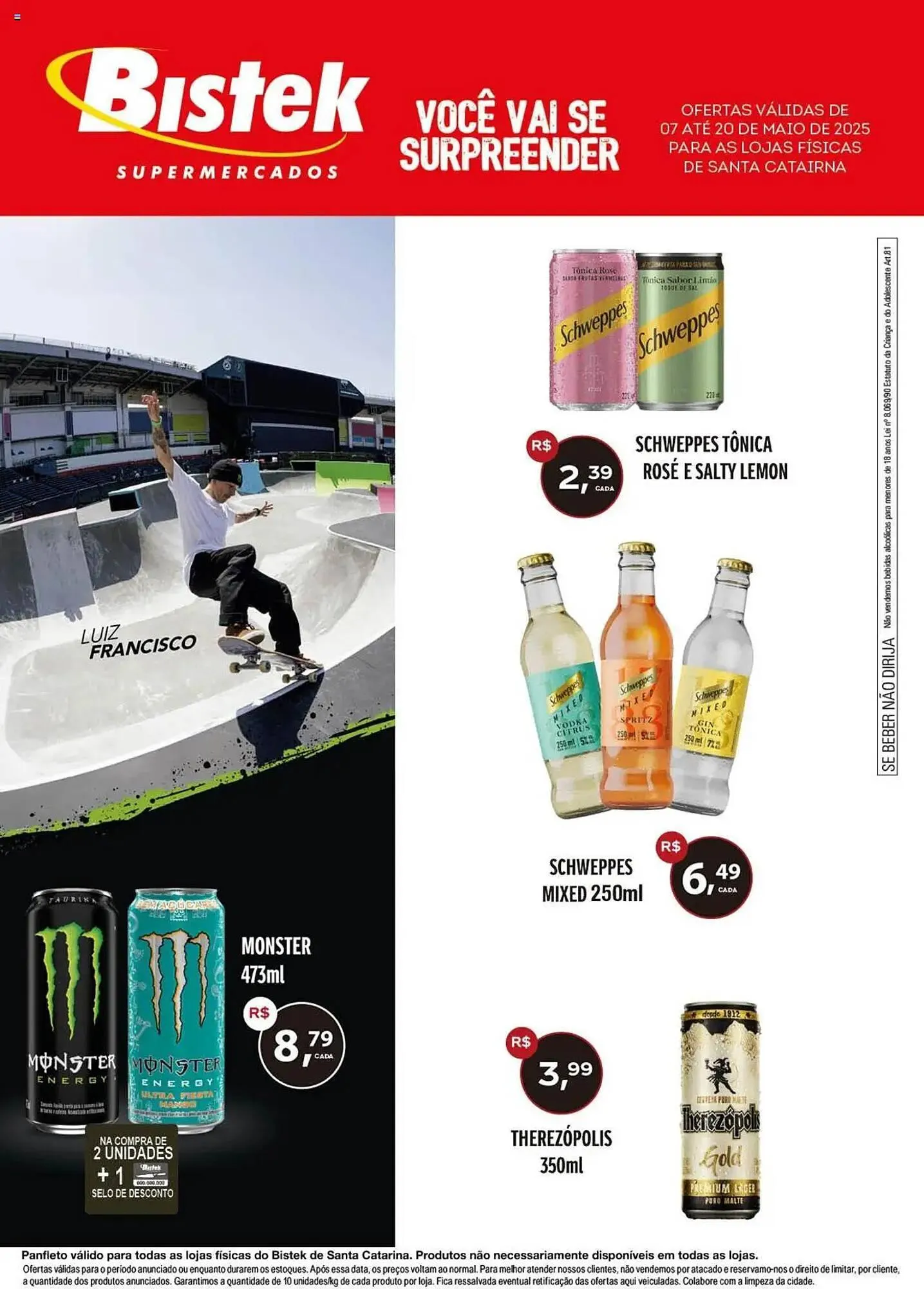 Encarte de Catálogo Bistek Supermercados 7 de maio até 20 de maio 2025 - Pagina 1
