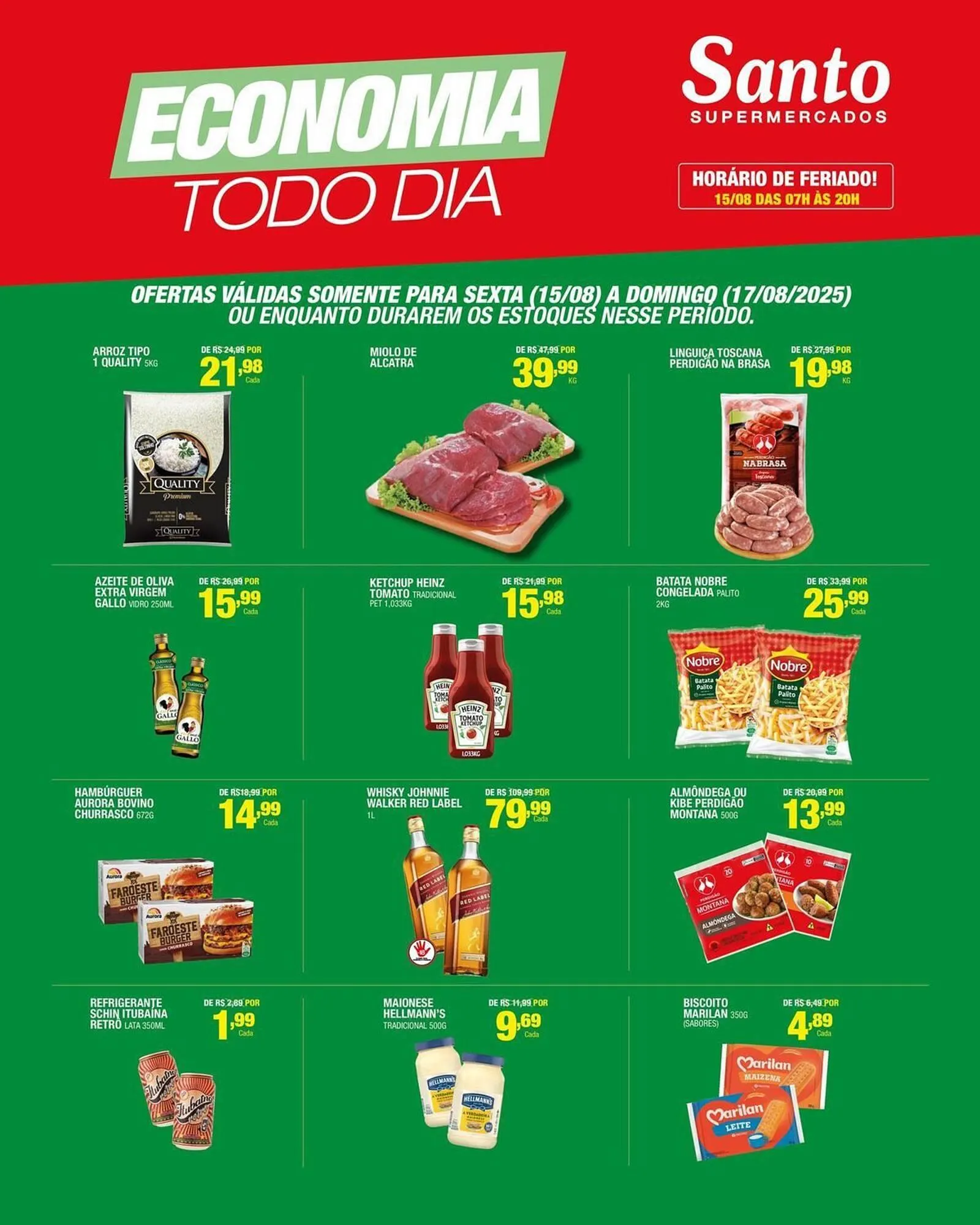 Encarte de Catálogo Santo Supermercados 13 de agosto até 19 de agosto 2025 - Pagina 3
