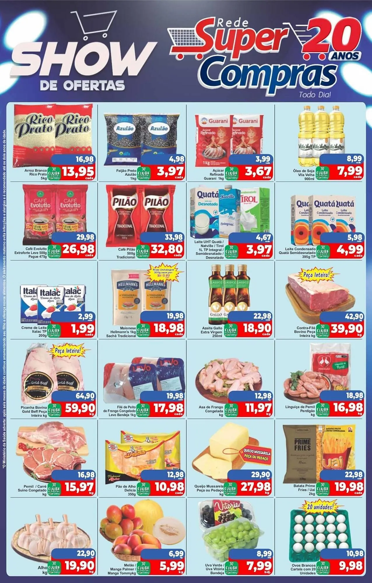 Encarte de Encarte Rede Super Compras 21 de novembro até 23 de novembro 2025 - Pagina 1