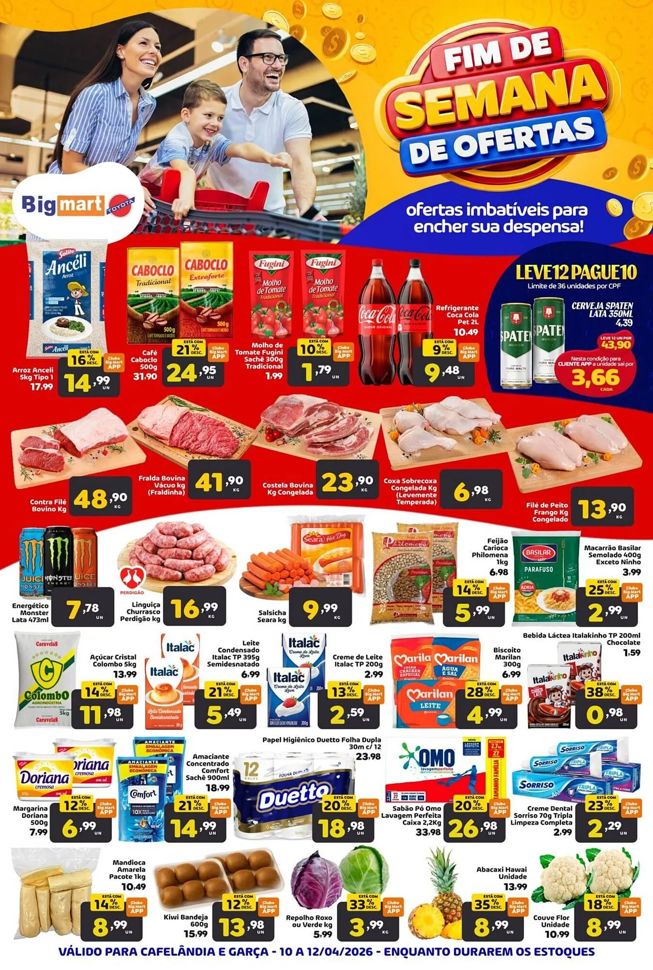 Encarte de Catálogo Bigmart 10 de abril até 12 de abril 2026 - Pagina 1