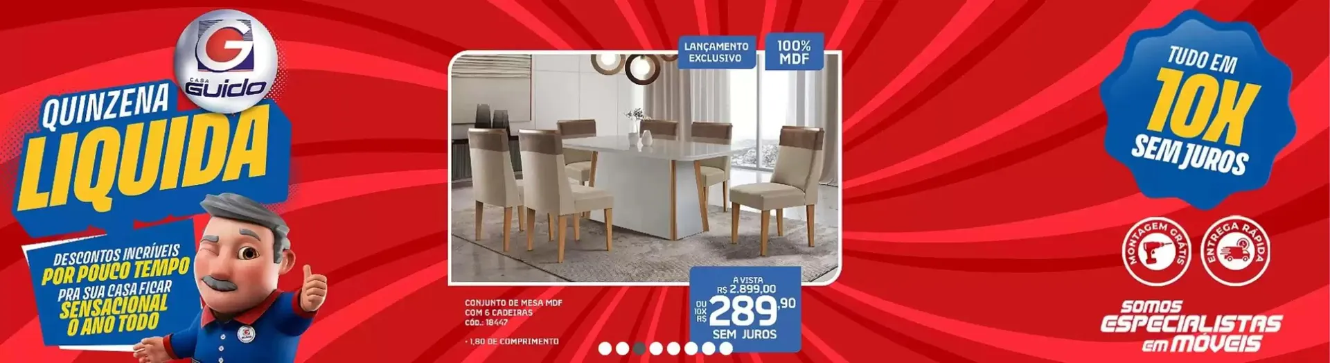 Encarte de Lojas Guido promociones ! 4 de abril até 17 de abril 2025 - Pagina 1