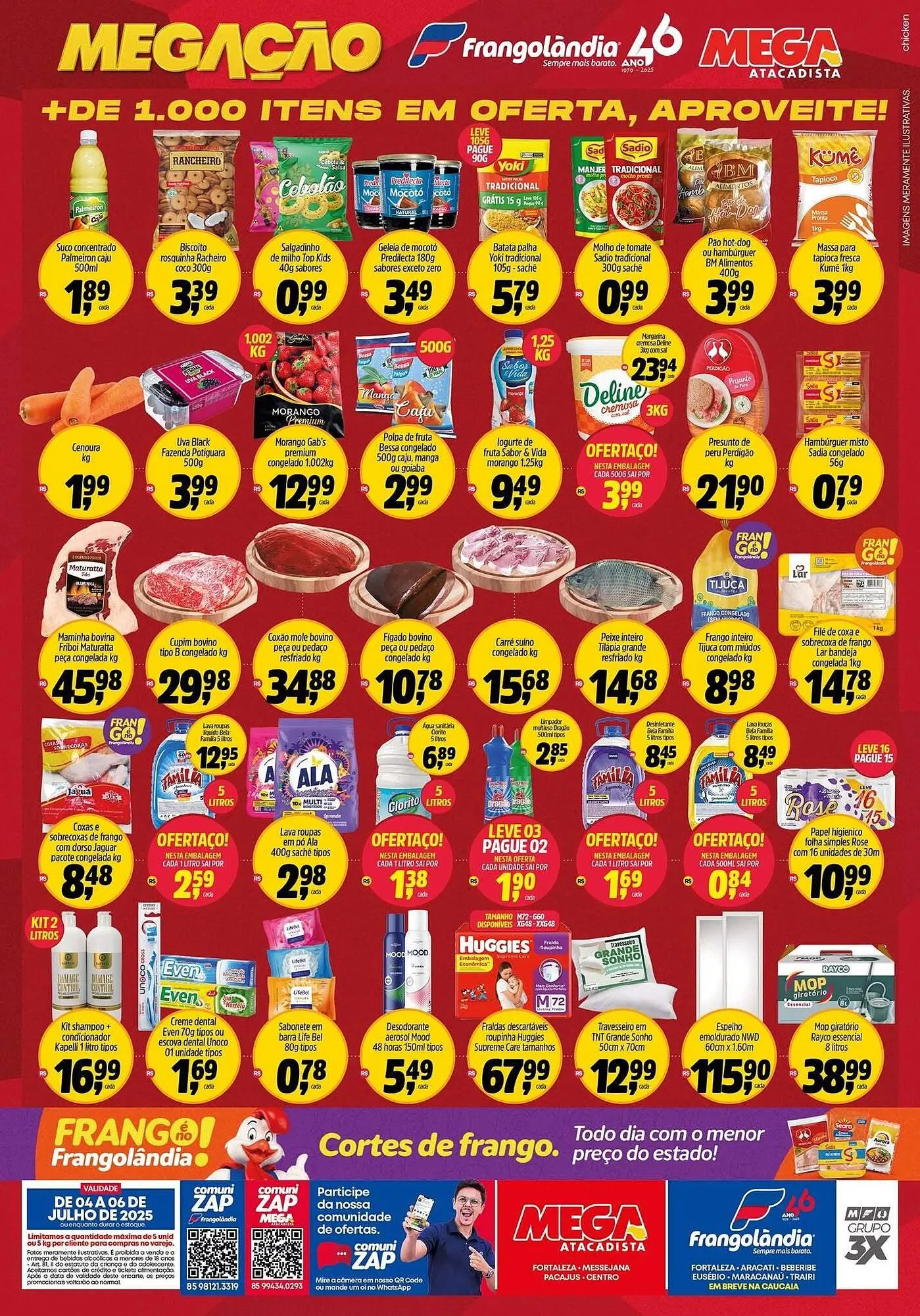 Encarte de Ofertas Frangolândia 3 de julho até 6 de julho 2025 - Pagina 2