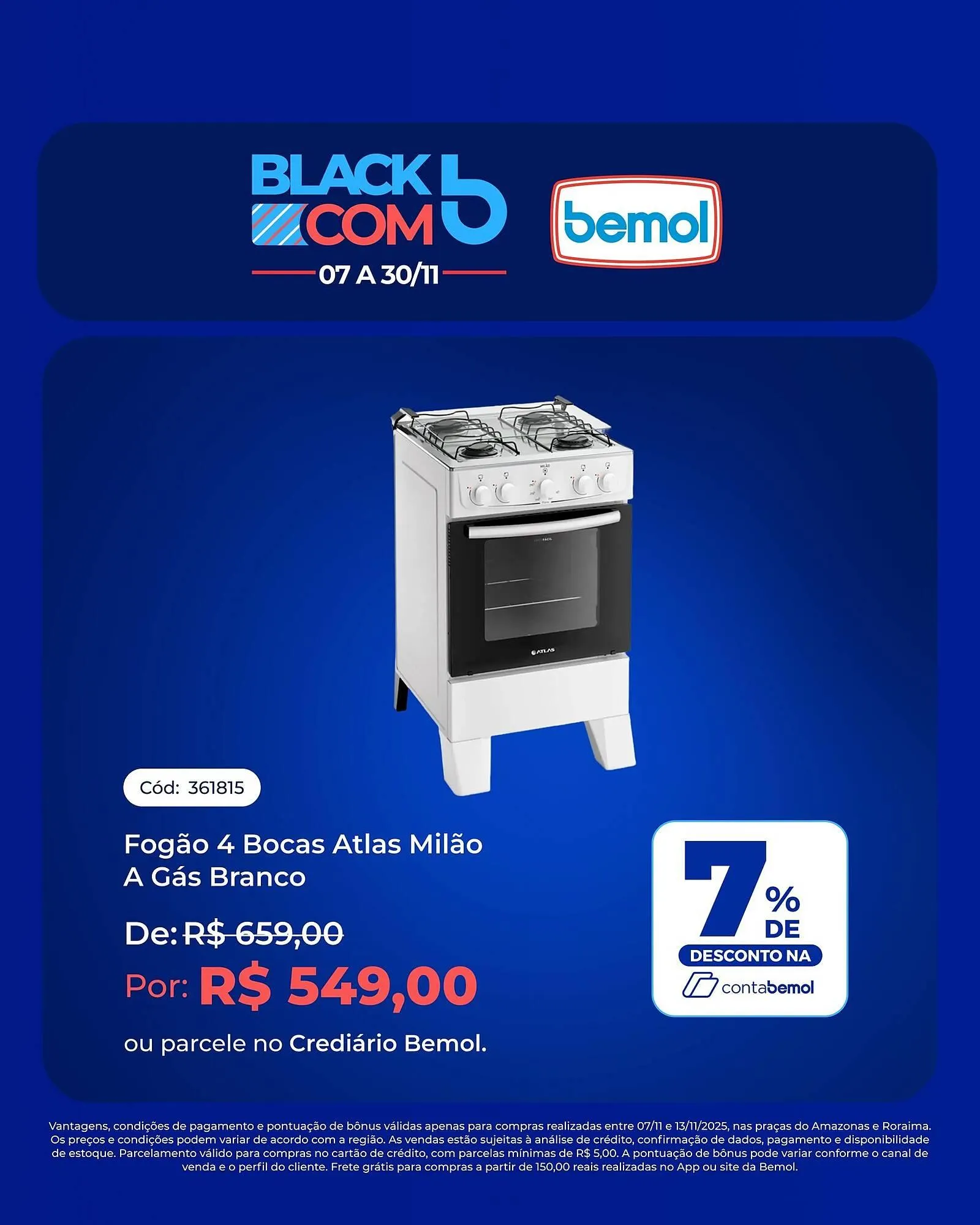 Encarte de Encarte Bemol 11 de novembro até 13 de novembro 2025 - Pagina 3