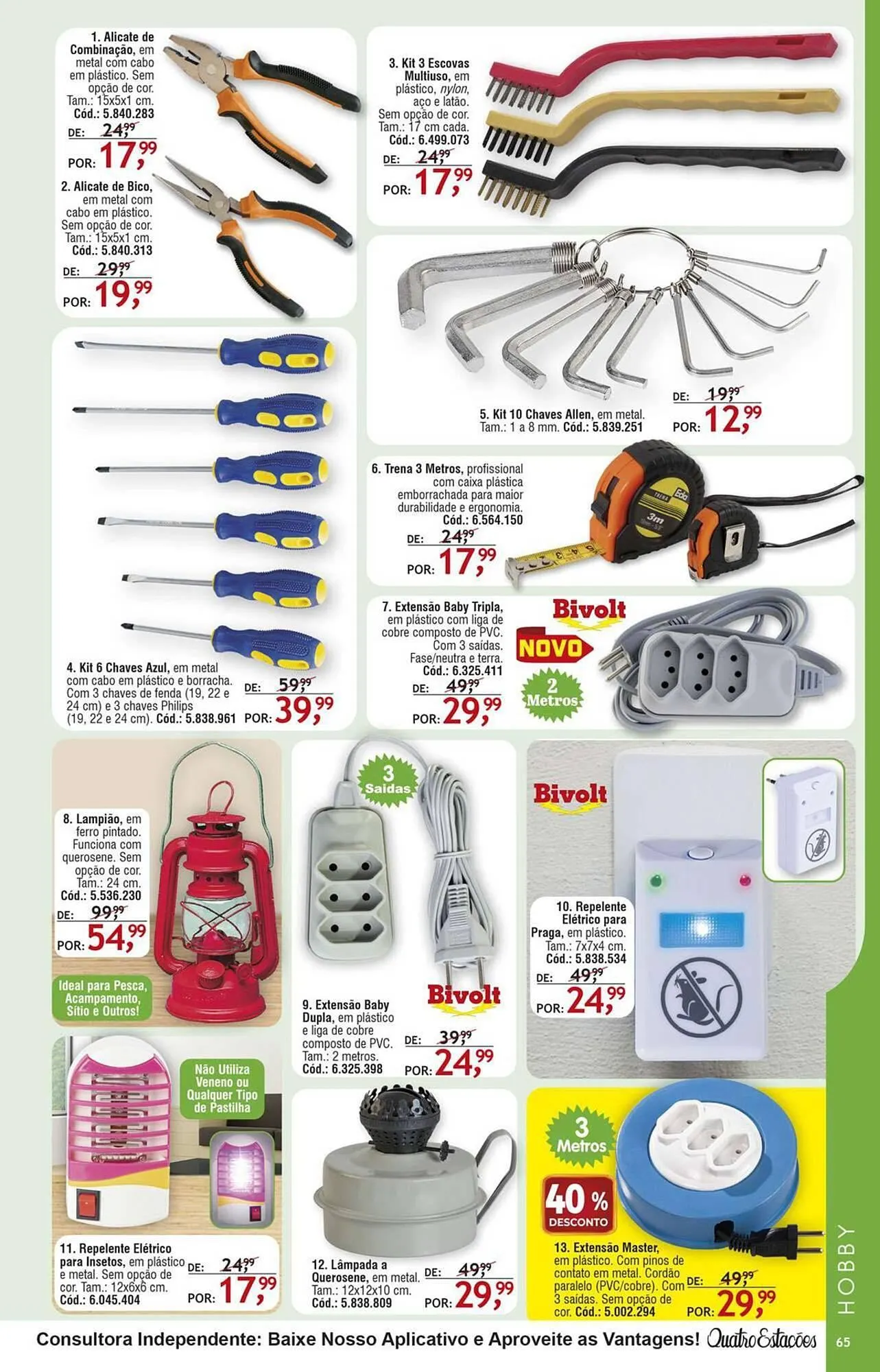 Encarte de Catálogo Quatro Estações 28 de abril até 30 de abril 2025 - Pagina 61