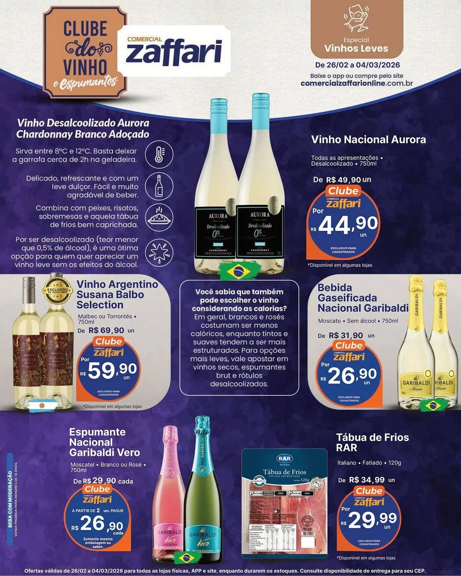 Encarte de Encarte Comercial Zaffari 26 de fevereiro até 4 de março 2026 - Pagina 1