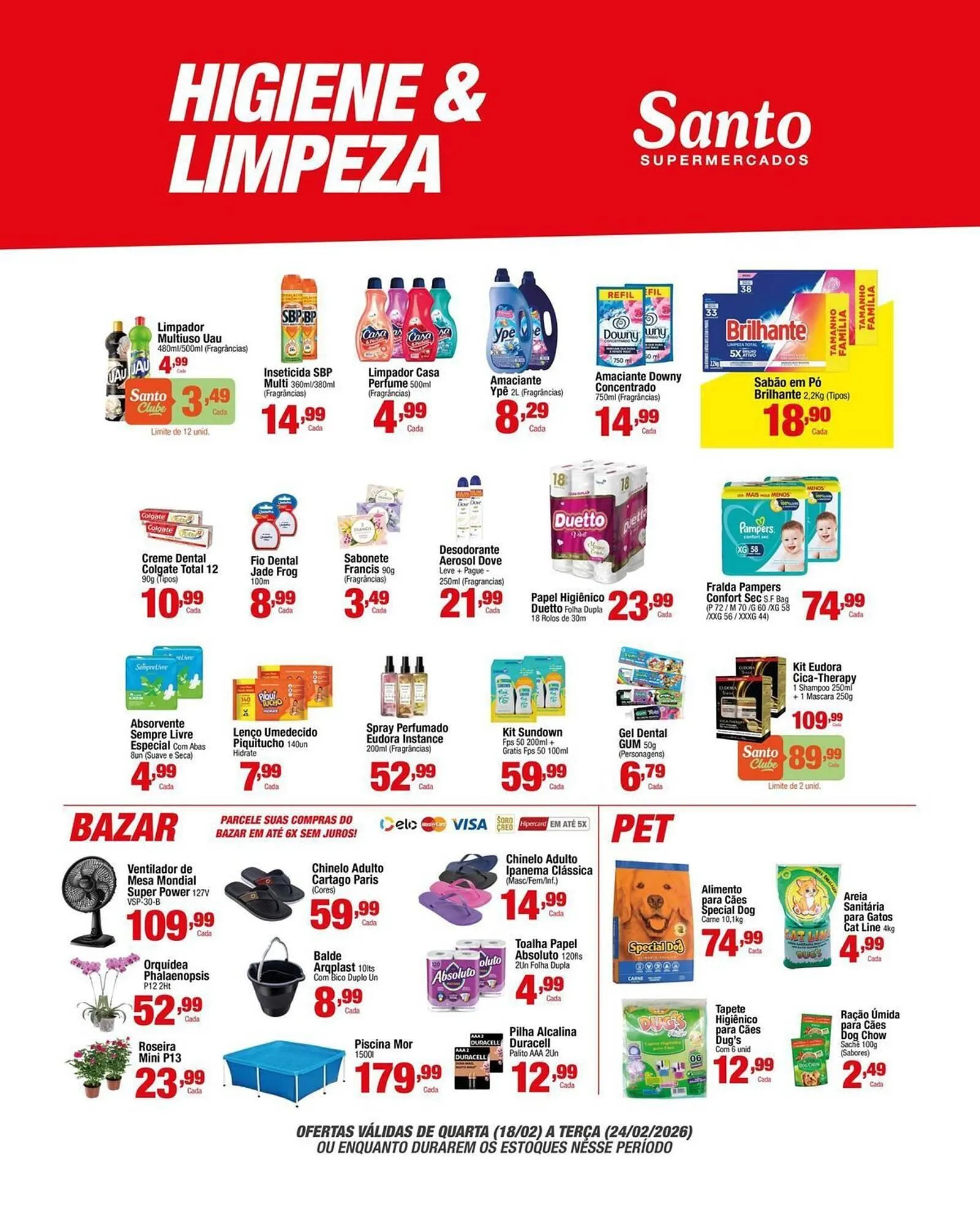 Encarte de Catálogo Santo Supermercados 20 de fevereiro até 22 de fevereiro 2026 - Pagina 8