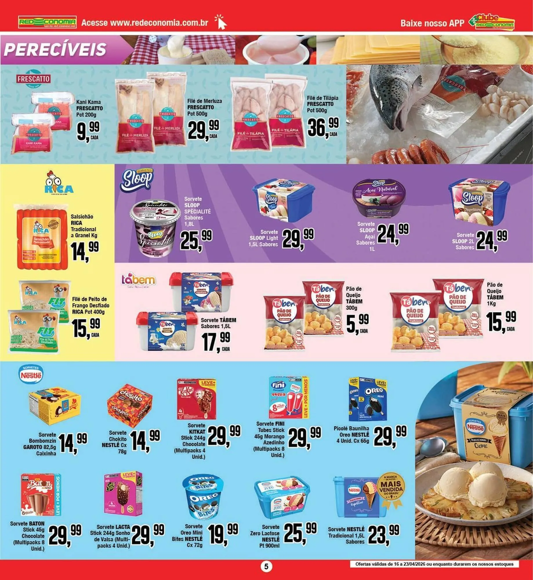Encarte de Encarte Rede Economia 16 de abril até 23 de abril 2026 - Pagina 5