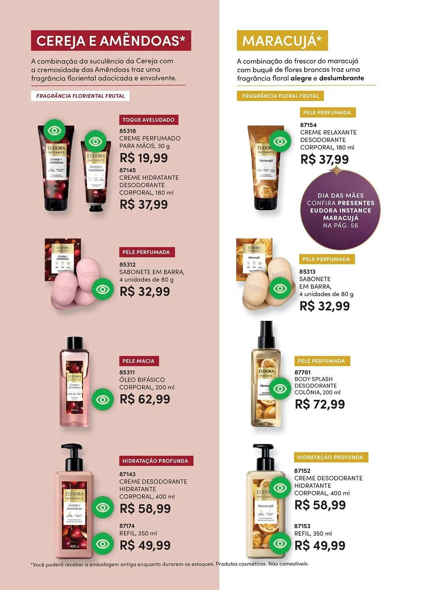 Encarte de Catálogo Eudora 1 de abril até 1 de maio 2026 - Pagina 110