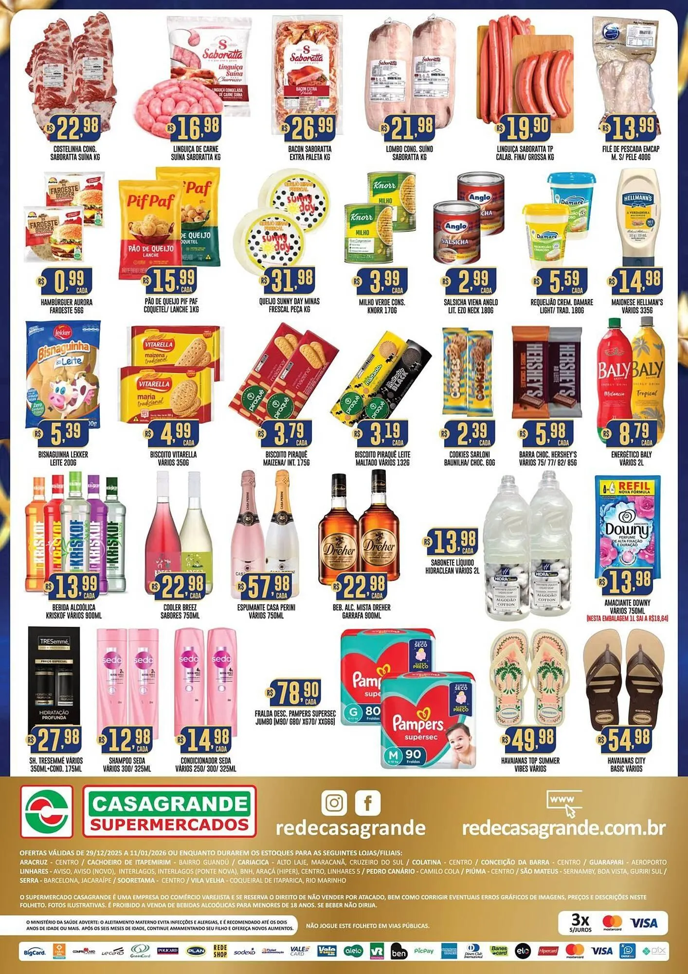 Encarte de Catálogo Casagrande Supermercados 30 de dezembro até 11 de janeiro 2026 - Pagina 2