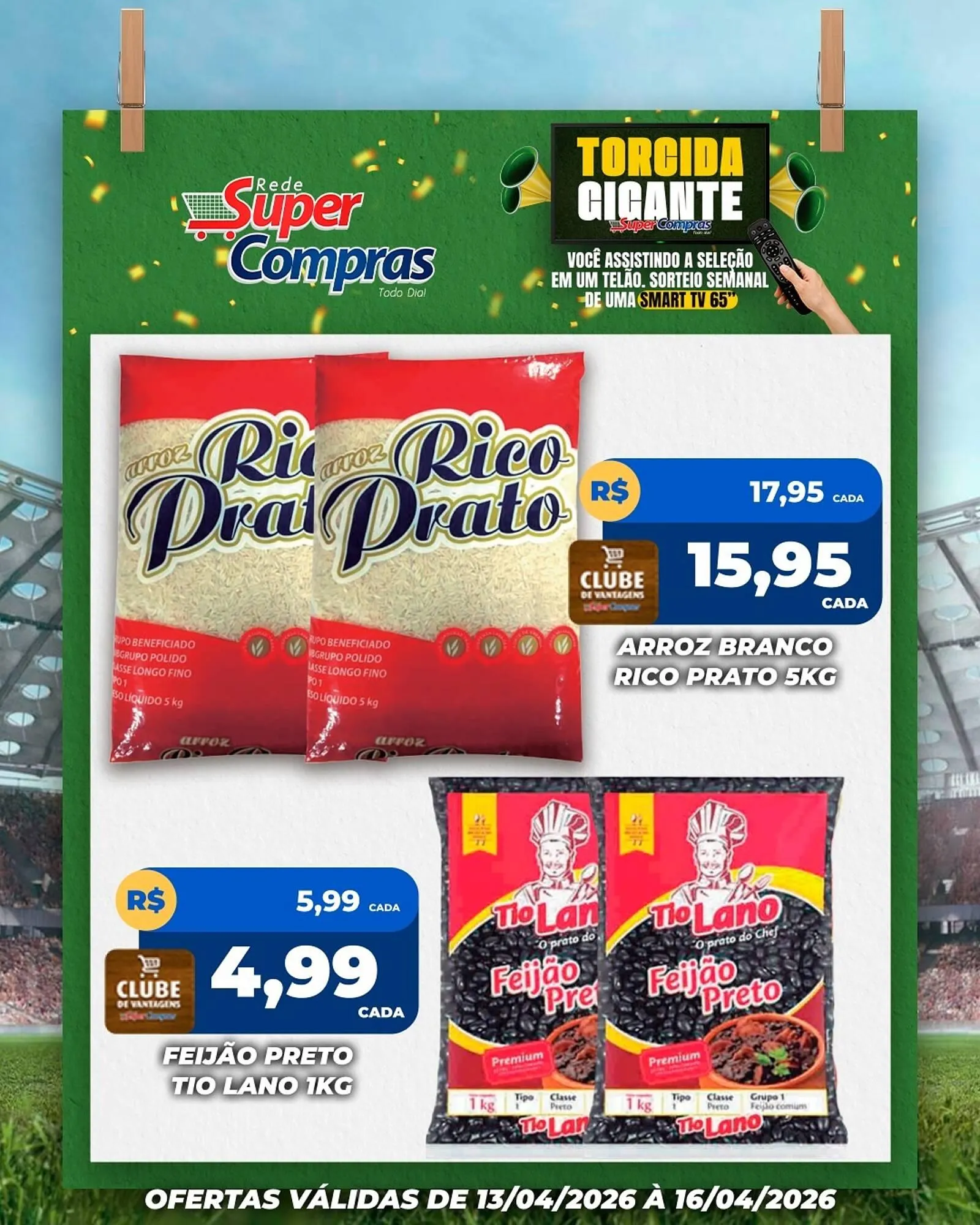 Encarte de Encarte Rede Super Compras 13 de abril até 16 de abril 2026 - Pagina 1