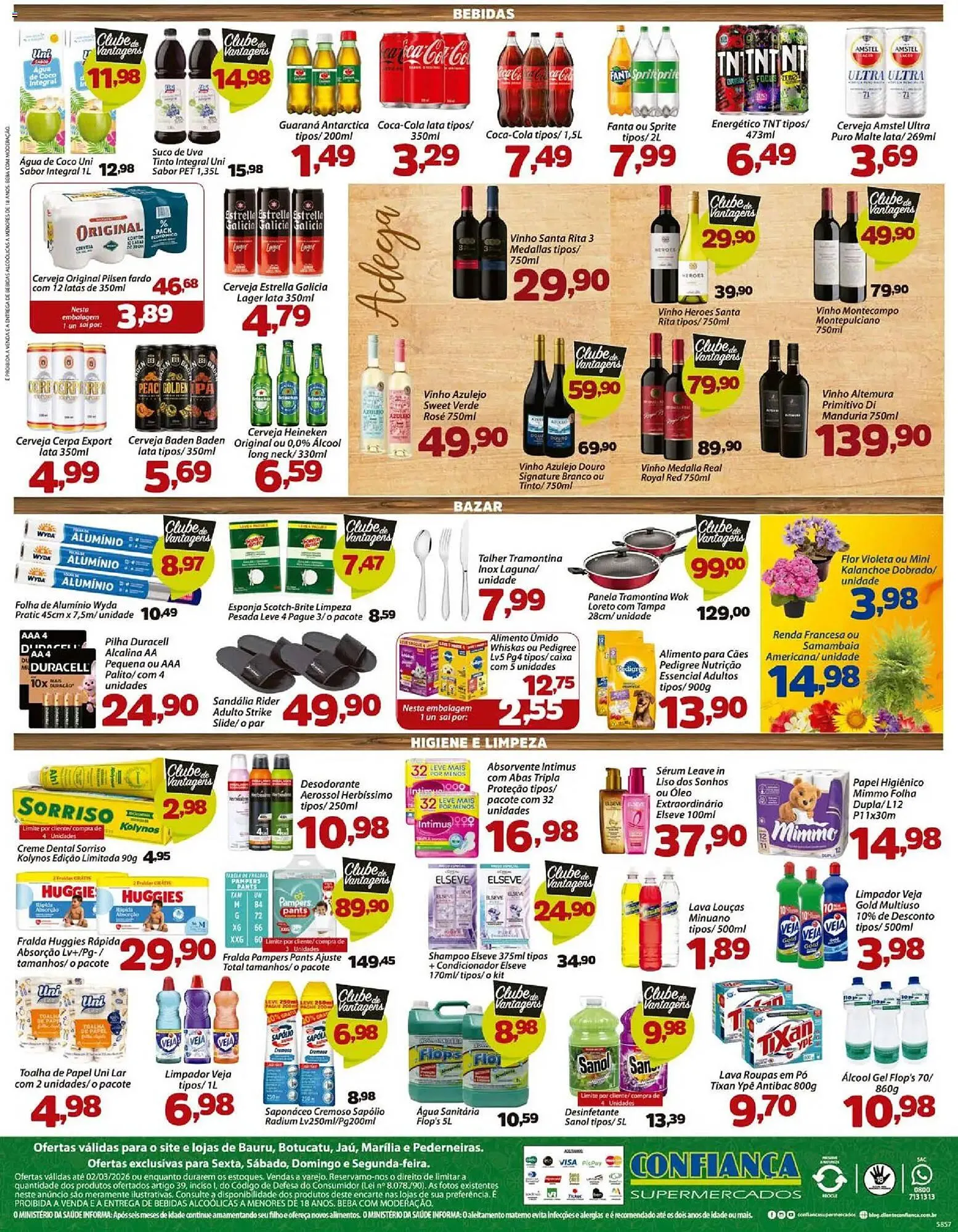 Encarte de Catálogo Confiança Supermercados 27 de fevereiro até 2 de março 2026 - Pagina 4