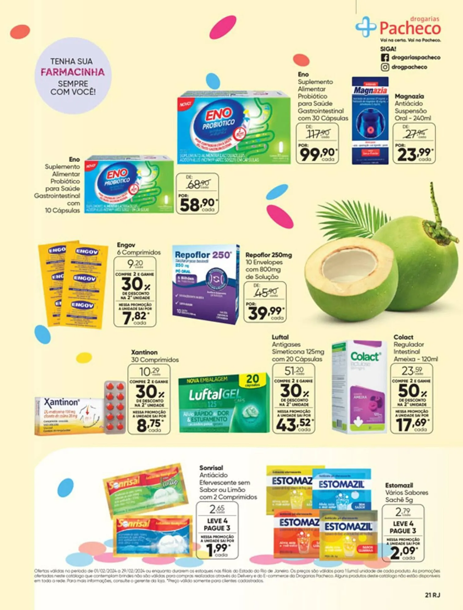 Encarte de Catálogo Drogarias Pacheco 1 de fevereiro até 29 de fevereiro 2024 - Pagina 21