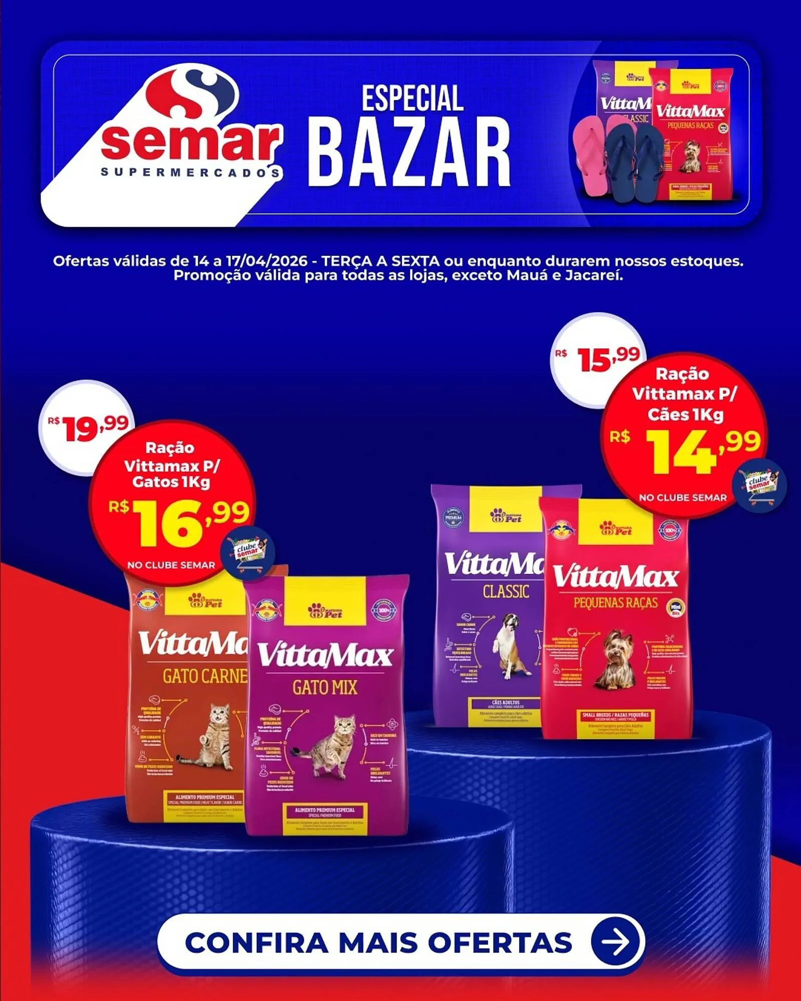 Encarte de Folheto Semar Supermercado 14 de abril até 17 de abril 2026 - Pagina 1