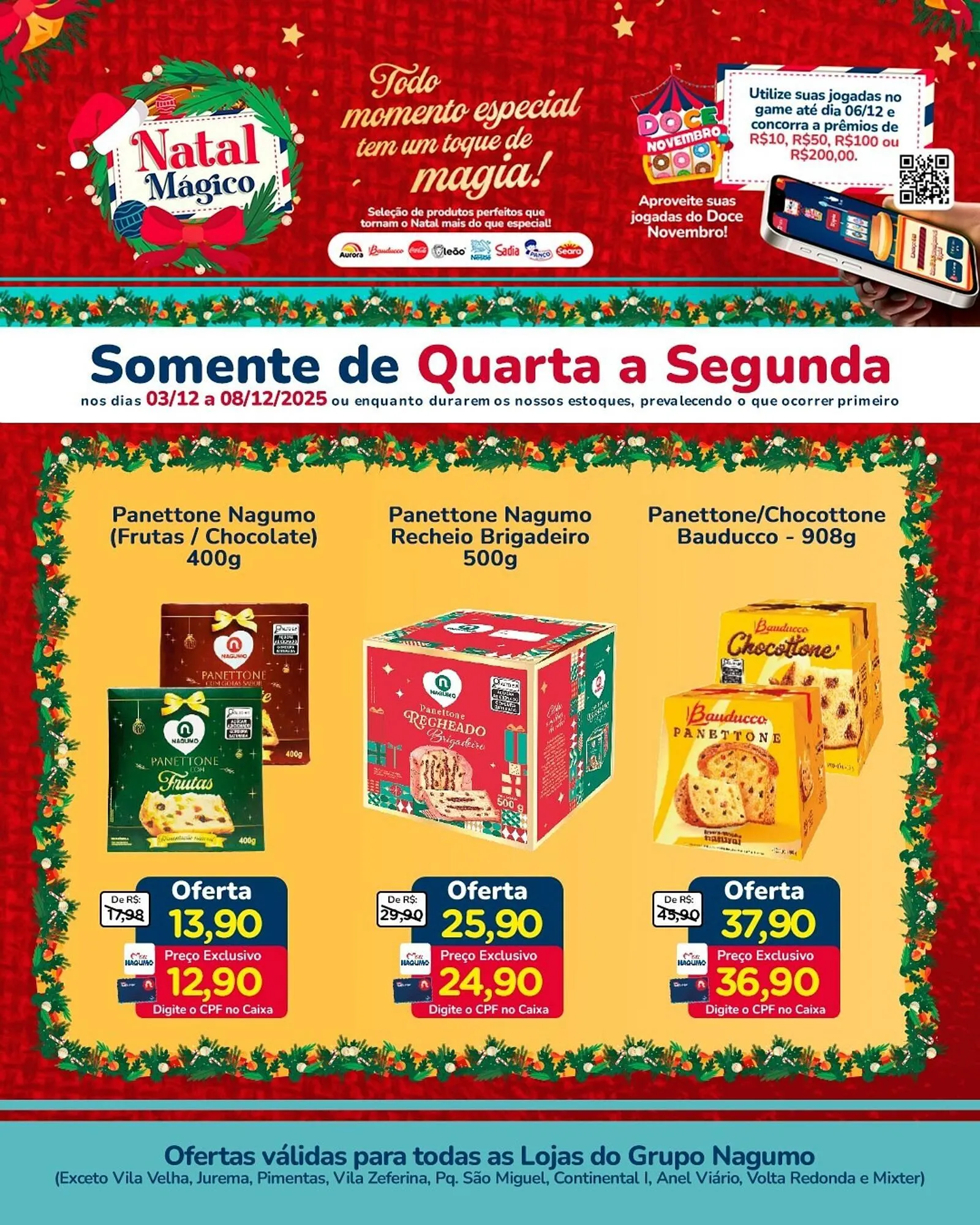 Encarte de Folheto Nagumo 7 de dezembro até 8 de dezembro 2025 - Pagina 1