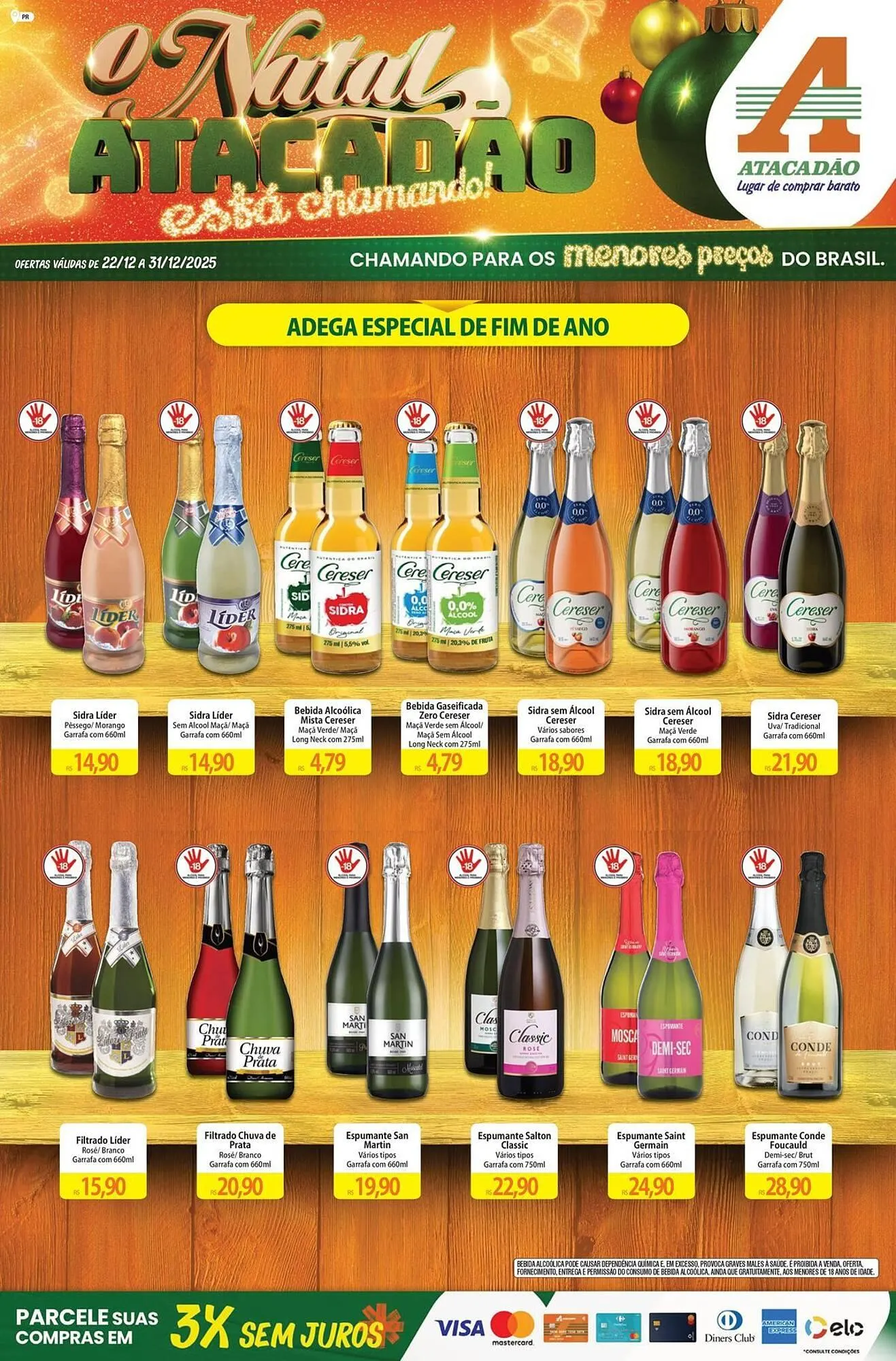 Encarte de Folheto Atacadão 23 de dezembro até 31 de dezembro 2025 - Pagina 1