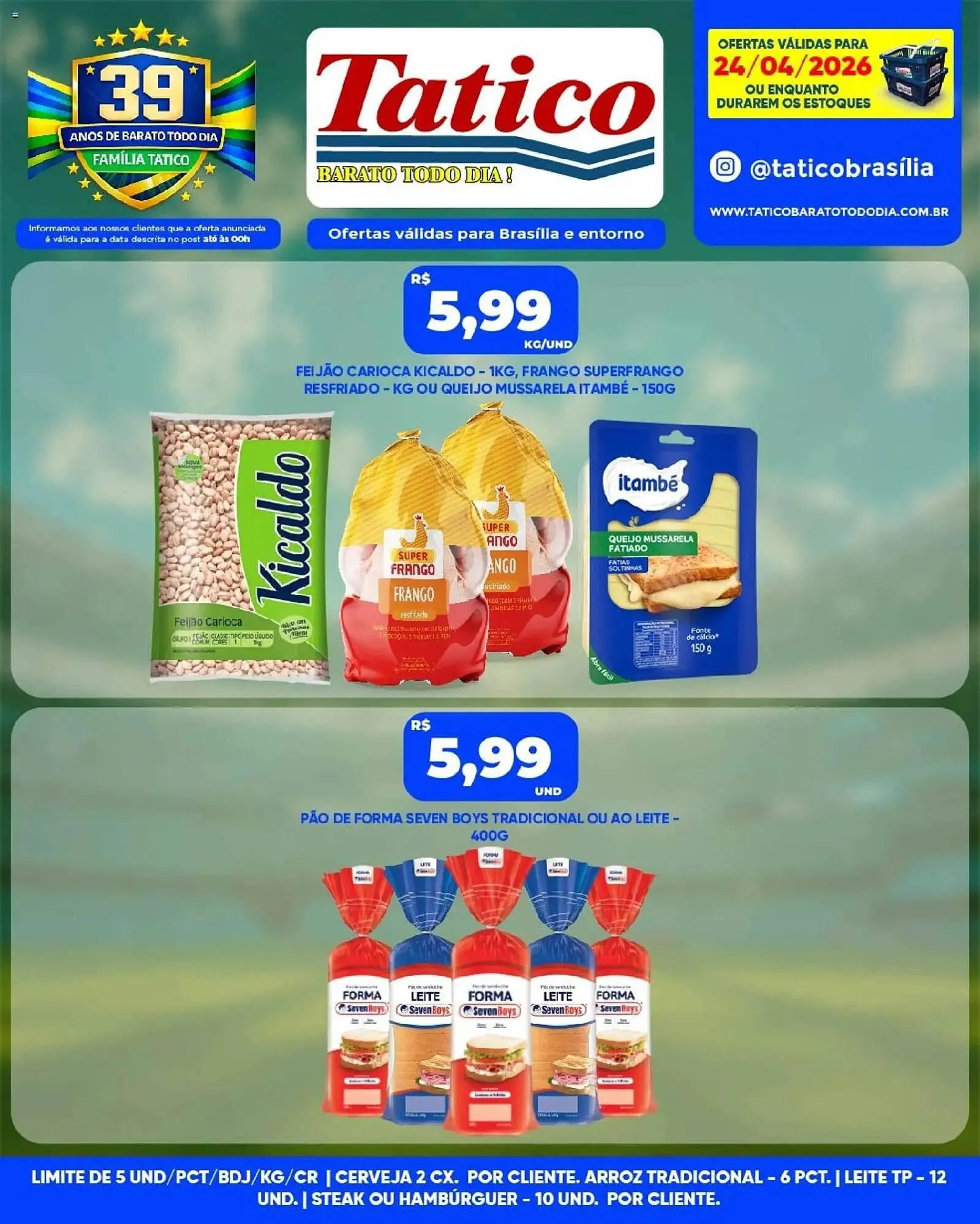 Encarte de Tabloide Tatico 24 de abril até 24 de abril 2026 - Pagina 6