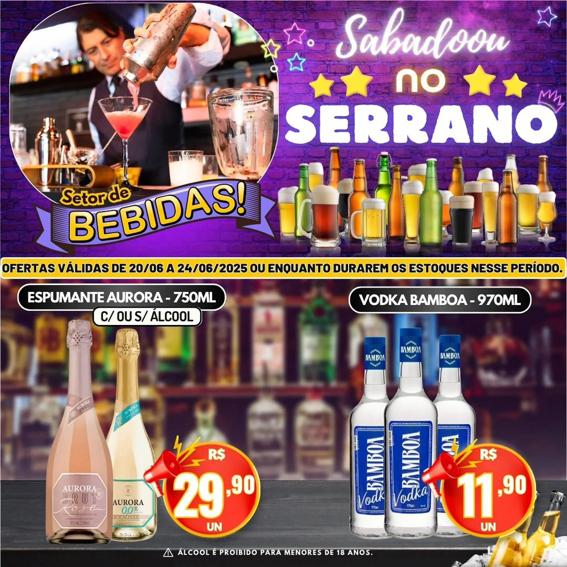 Encarte de Catálogo Serrano Supermercado 22 de junho até 24 de junho 2025 - Pagina 3