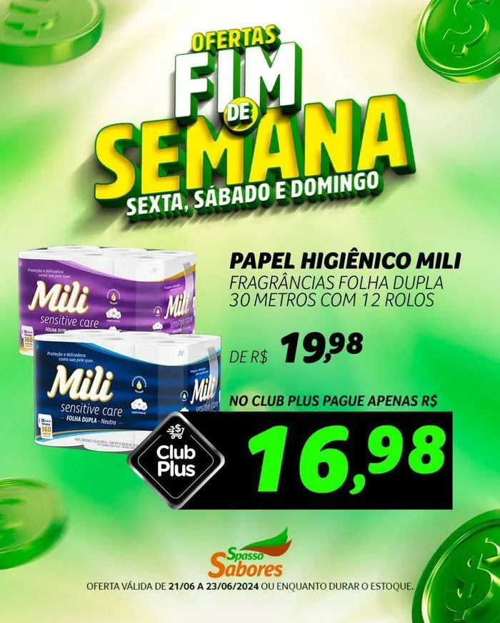 Encarte de Ofertas Spasso Sabores 21 de junho até 23 de junho 2024 - Pagina 2