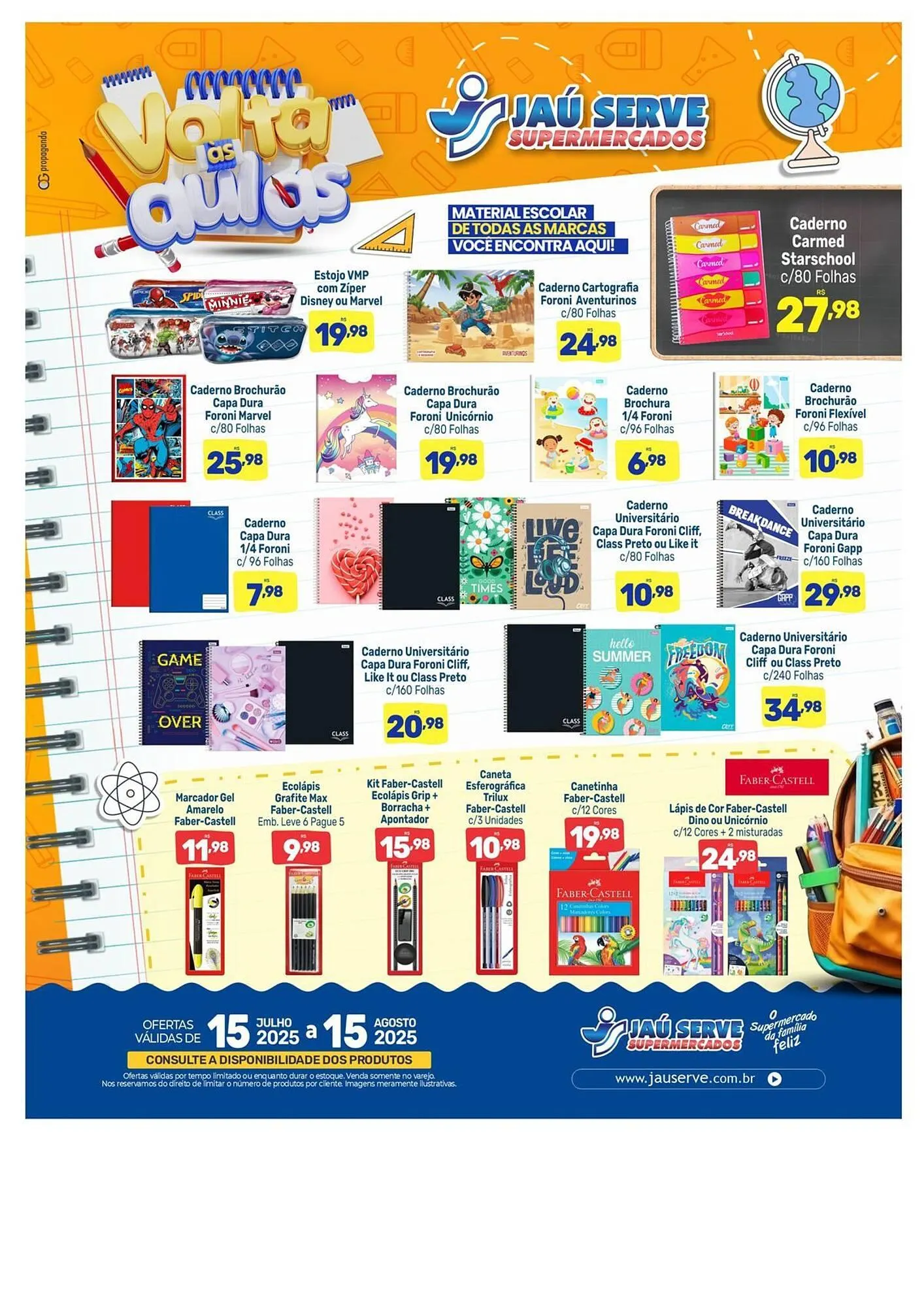 Encarte de Catálogo Supermercados Jau Serve 12 de agosto até 15 de agosto 2025 - Pagina 2