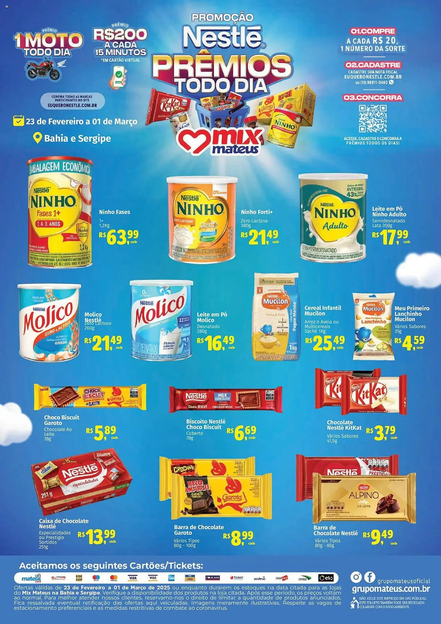 Encarte de Catálogo Supermercados Mateus 23 de fevereiro até 2 de março 2026 - Pagina 1