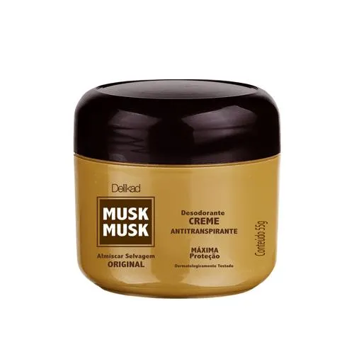 Desodorante Antitranspirante Creme Delikad Musk Musk 55g