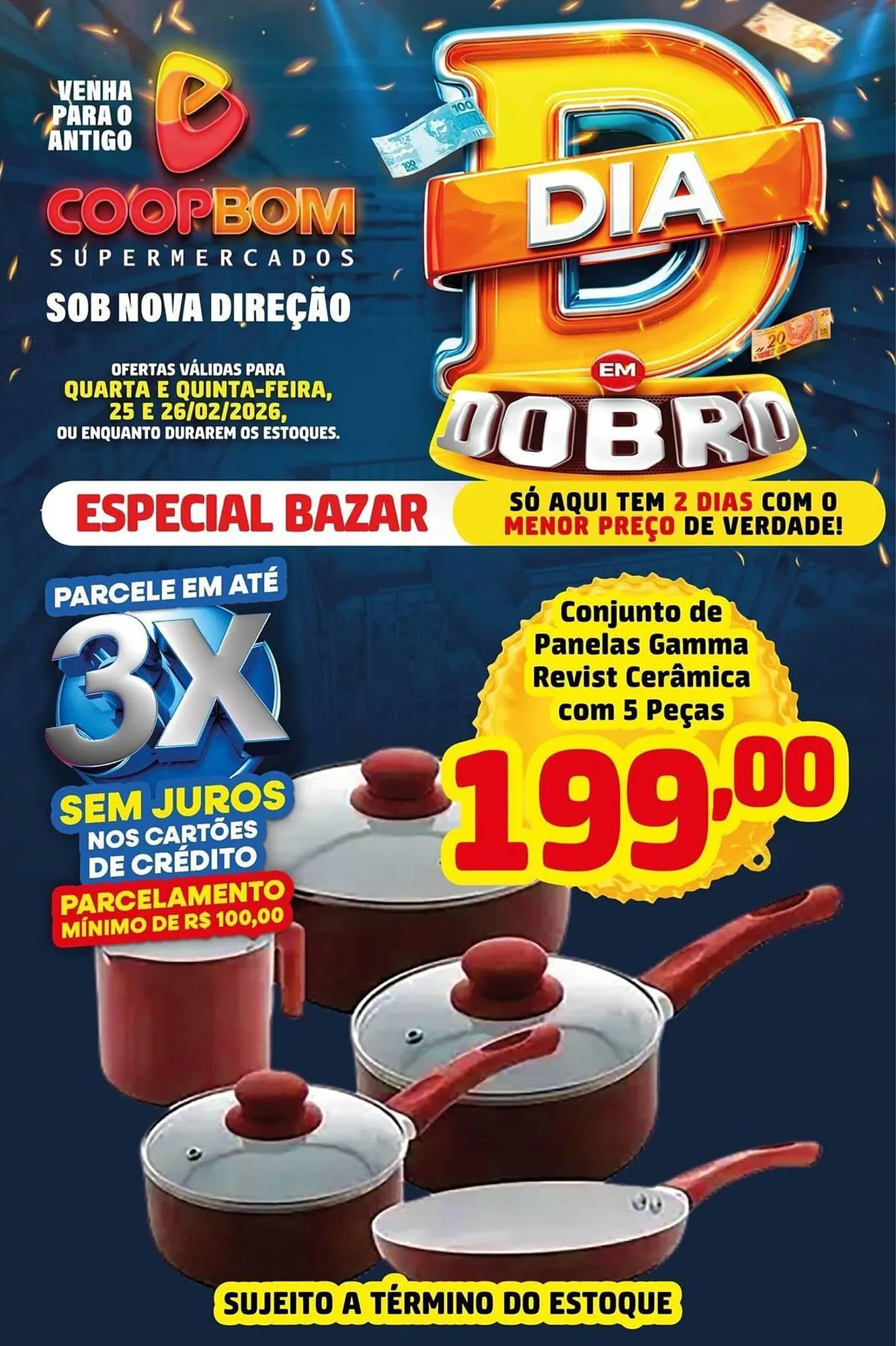 Encarte de Tabloide CoopBom 25 de fevereiro até 26 de fevereiro 2026 - Pagina 1