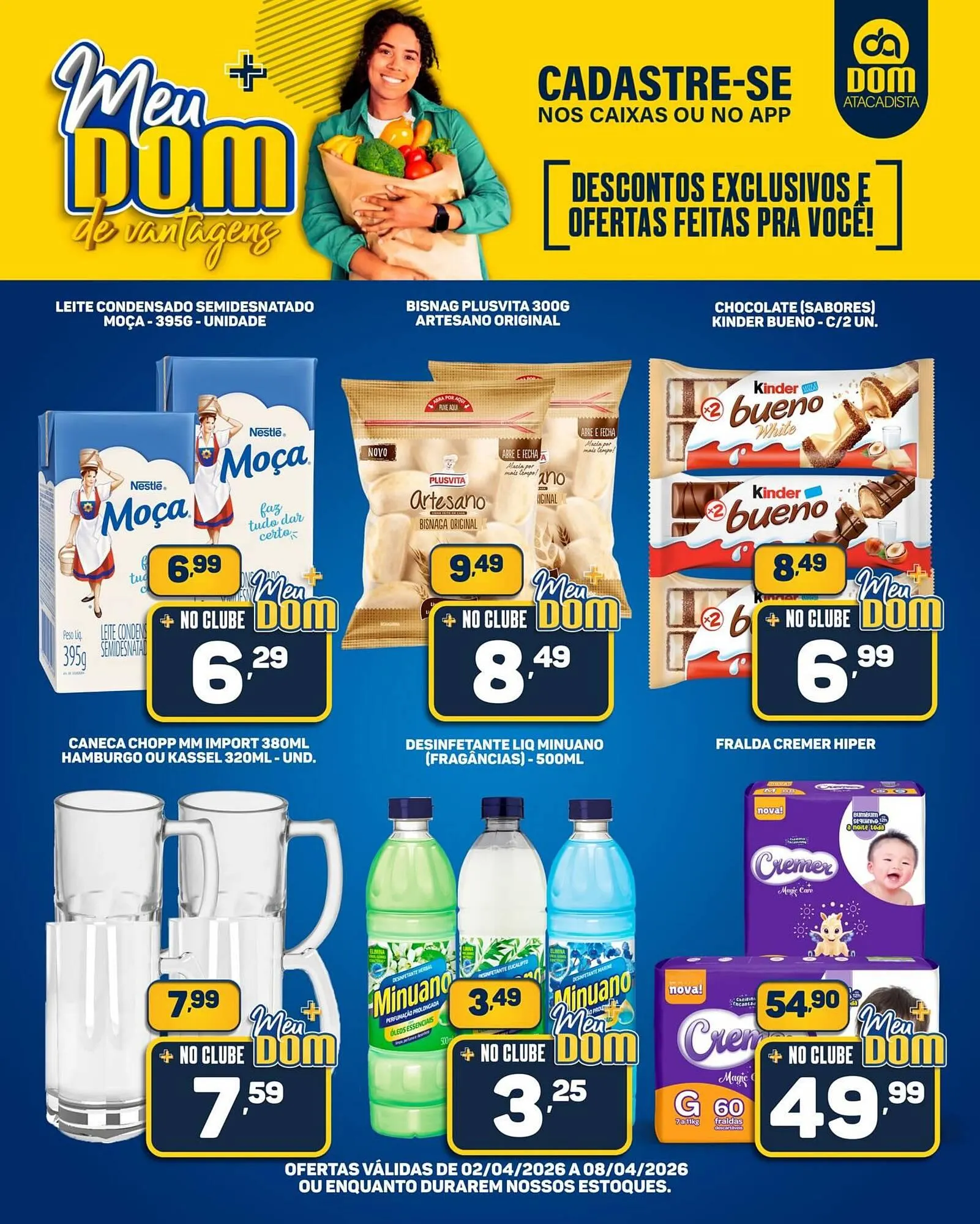 Encarte de Encarte Dom Atacadista 6 de abril até 8 de abril 2026 - Pagina 1
