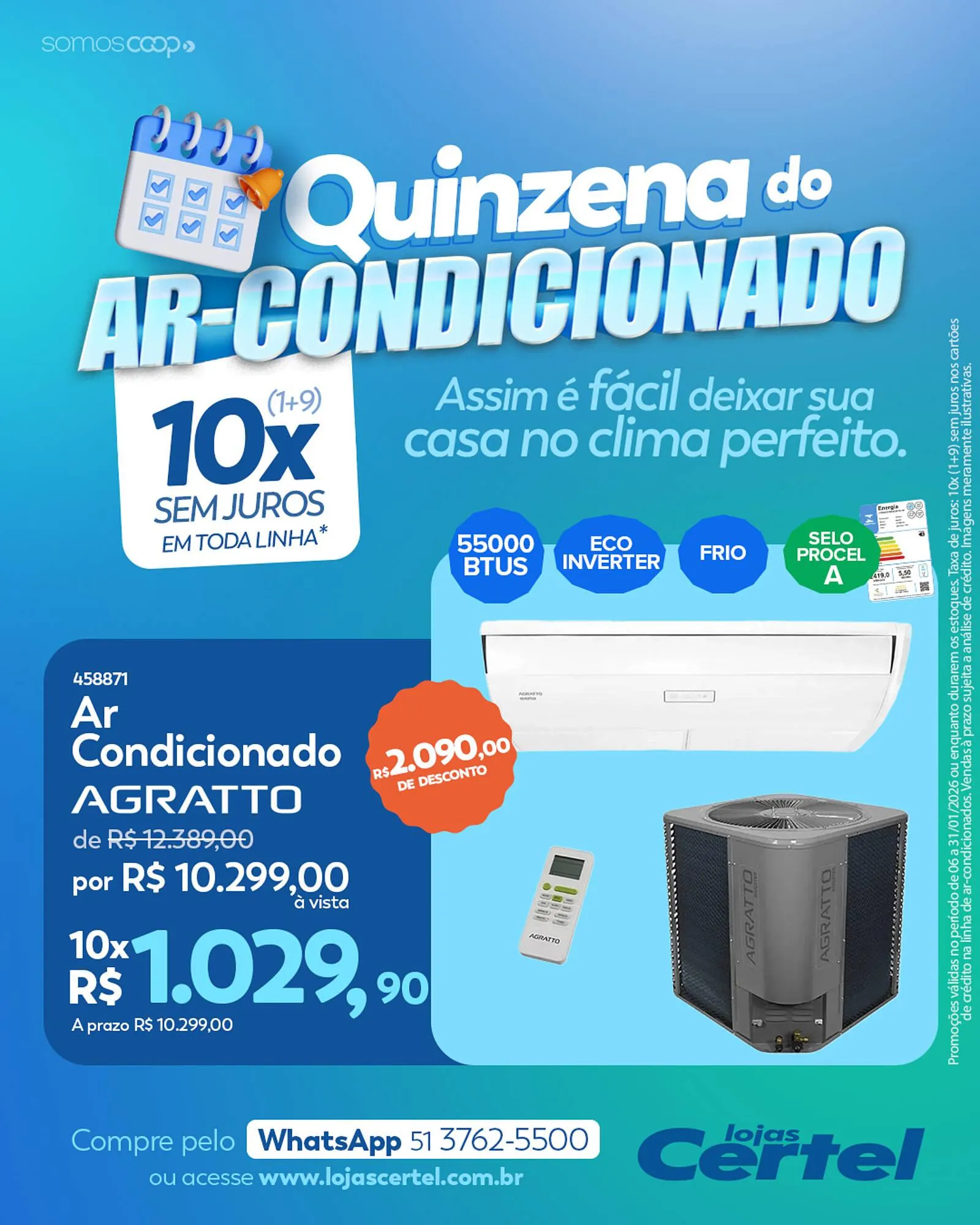 Encarte de Folheto Lojas Certel 20 de janeiro até 31 de janeiro 2026 - Pagina 1