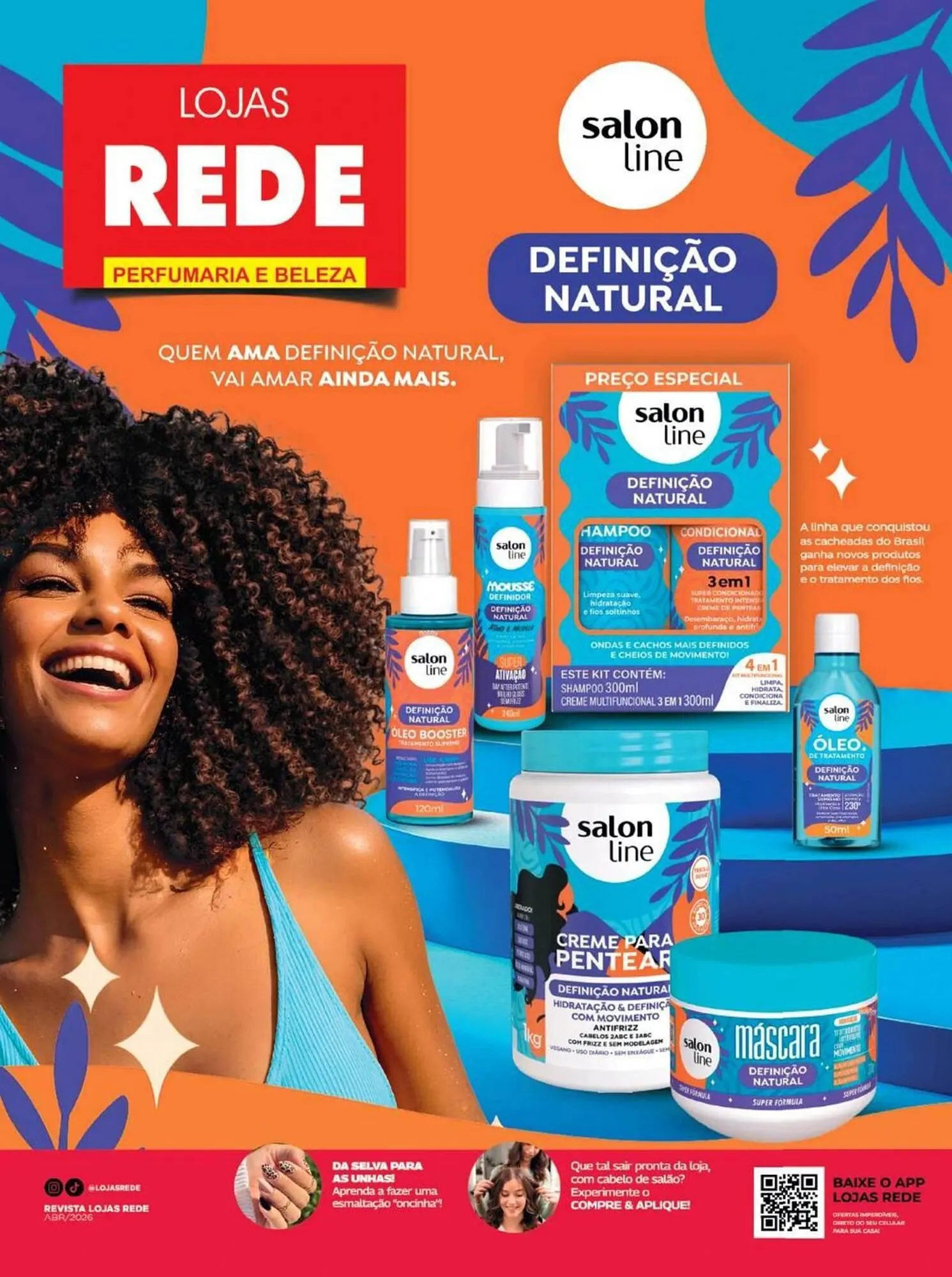 Encarte de Folheto Lojas Rede 1 de abril até 30 de abril 2026 - Pagina 1