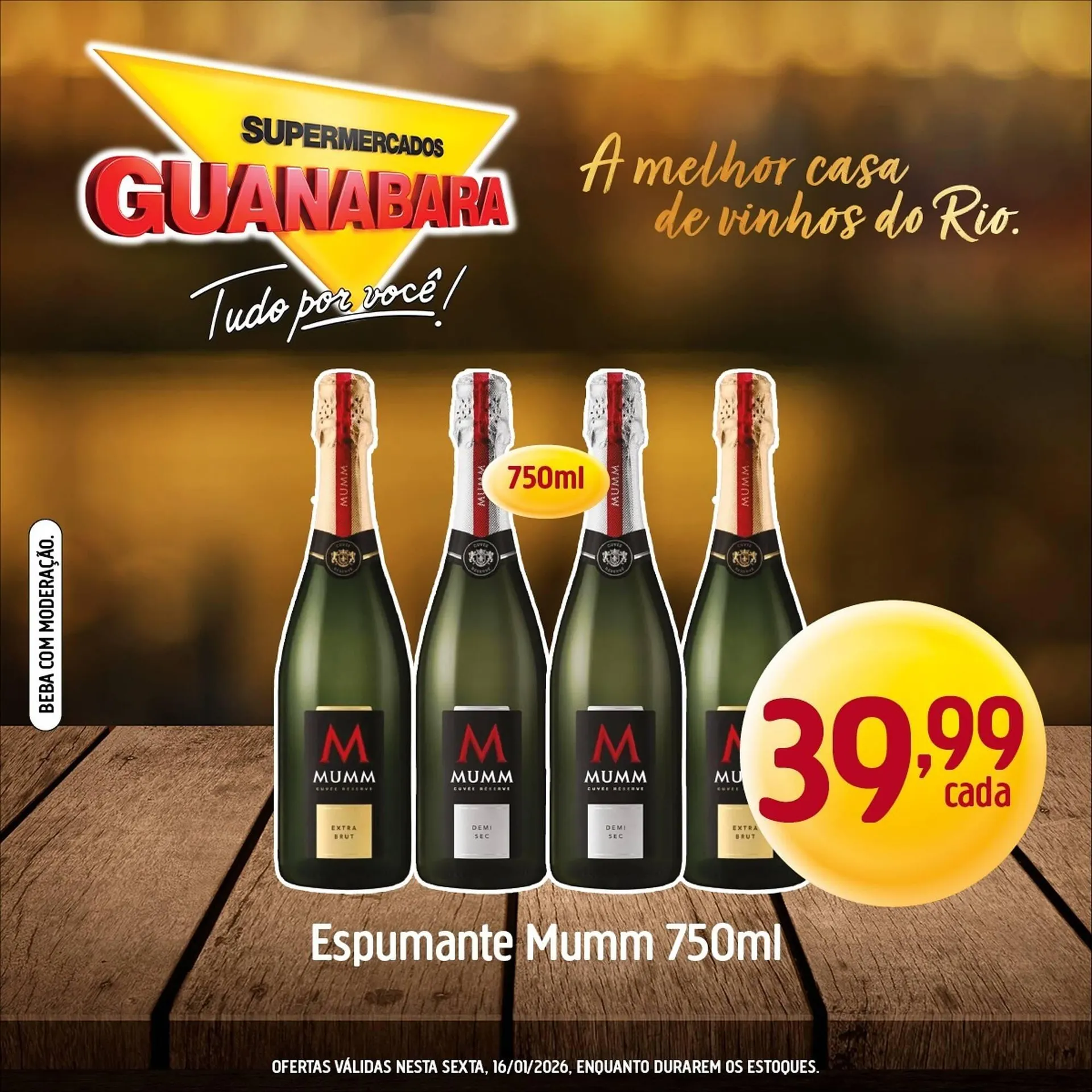 Encarte de Encarte Supermercados Guanabara 16 de janeiro até 16 de janeiro 2026 - Pagina 1