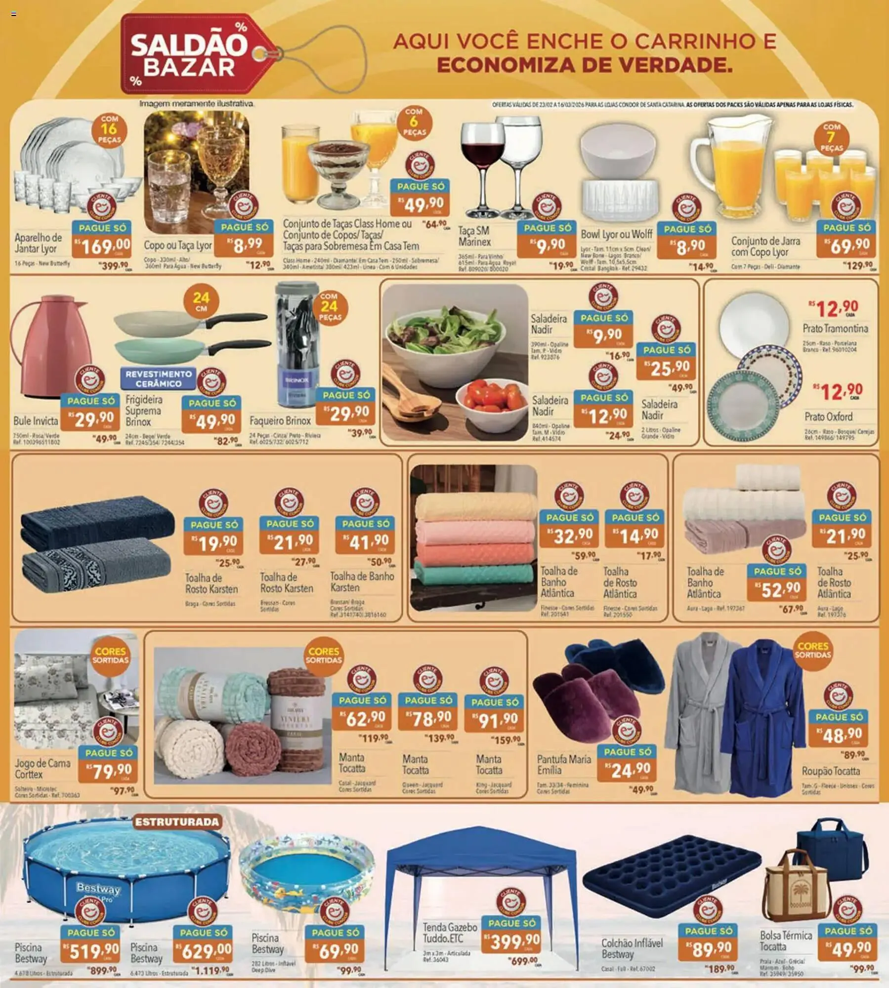 Encarte de Catálogo Supermercados Condor 23 de fevereiro até 16 de março 2026 - Pagina 24